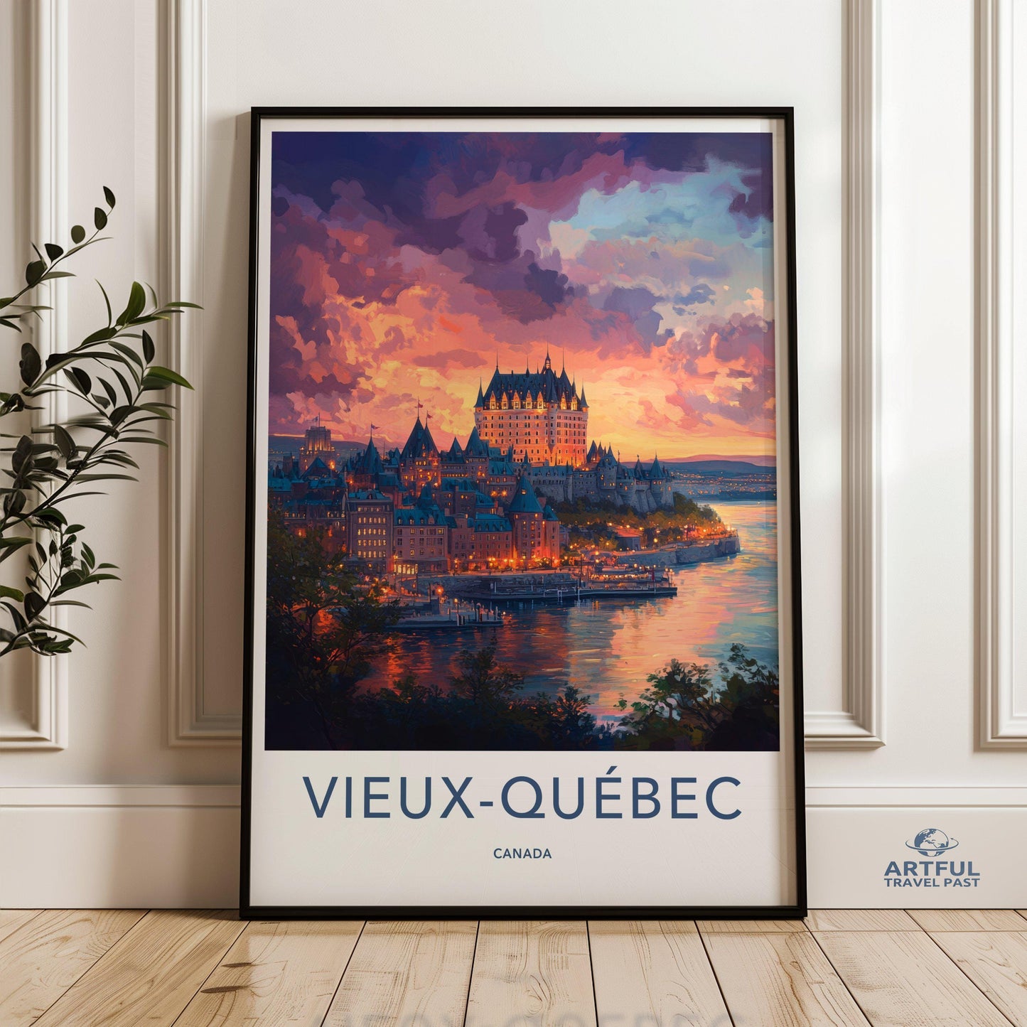 Vieux Quebec Poster - Canada Wall Art