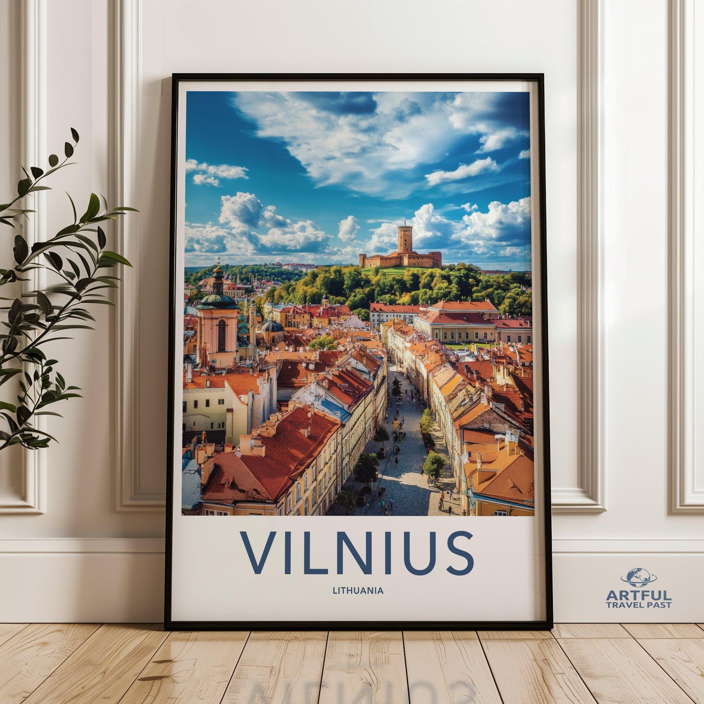 Vilnius Poster - Lithuania Wall Art
