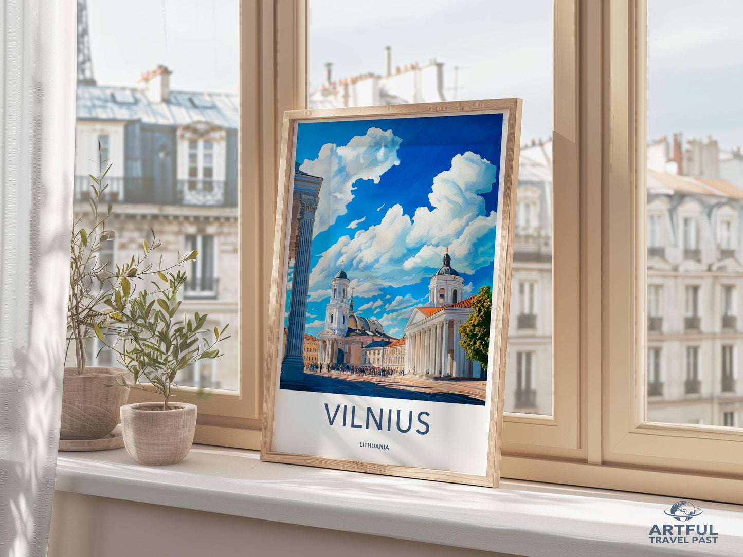Vilnius Poster - Lithuania Wall Art