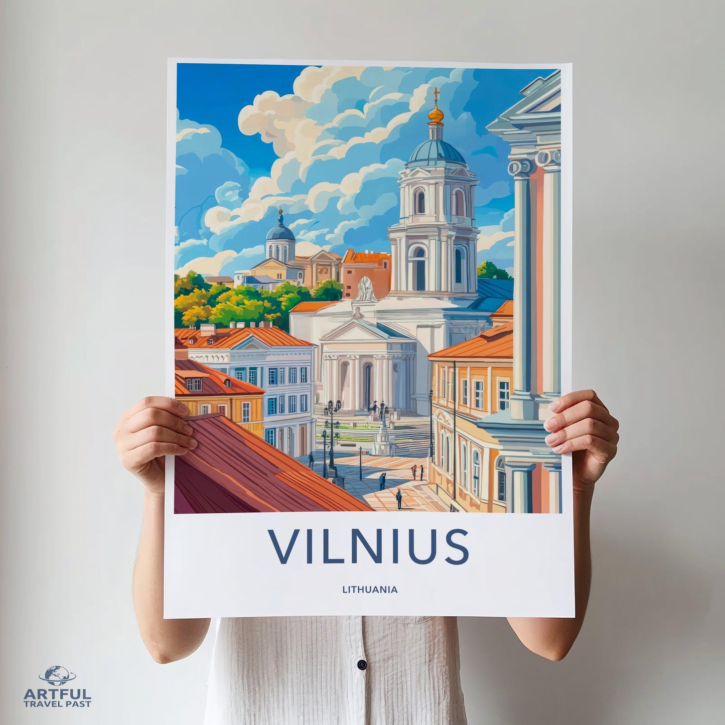 Vilnius Poster - Lithuania Wall Art