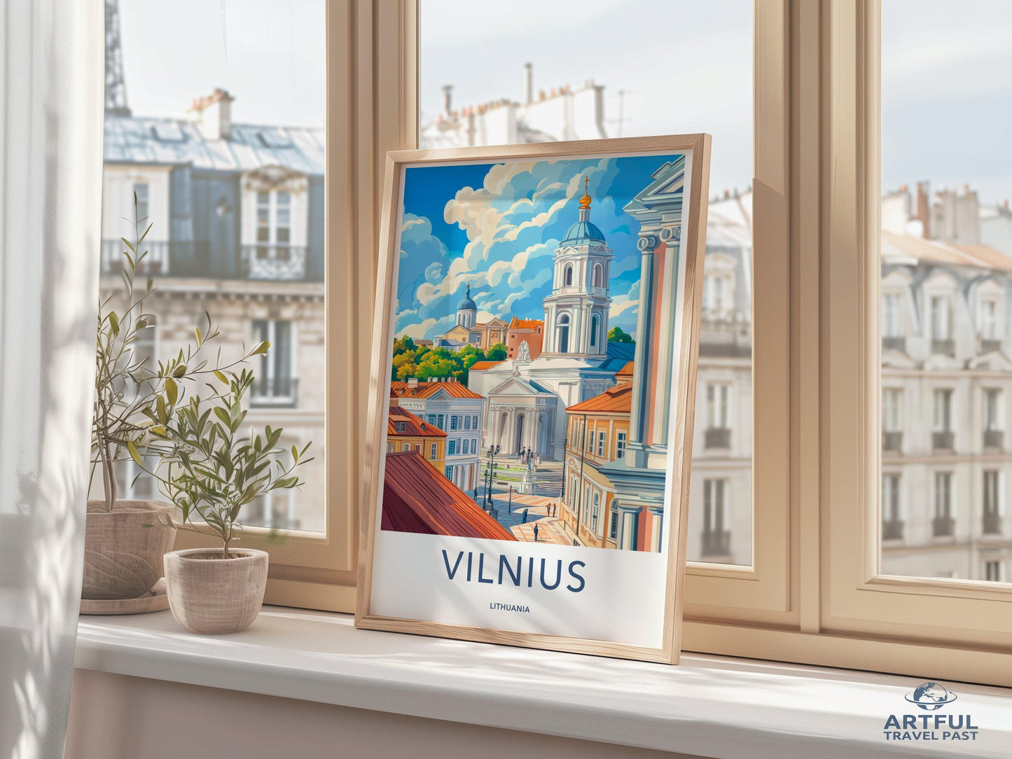 Vilnius Poster - Lithuania Wall Art