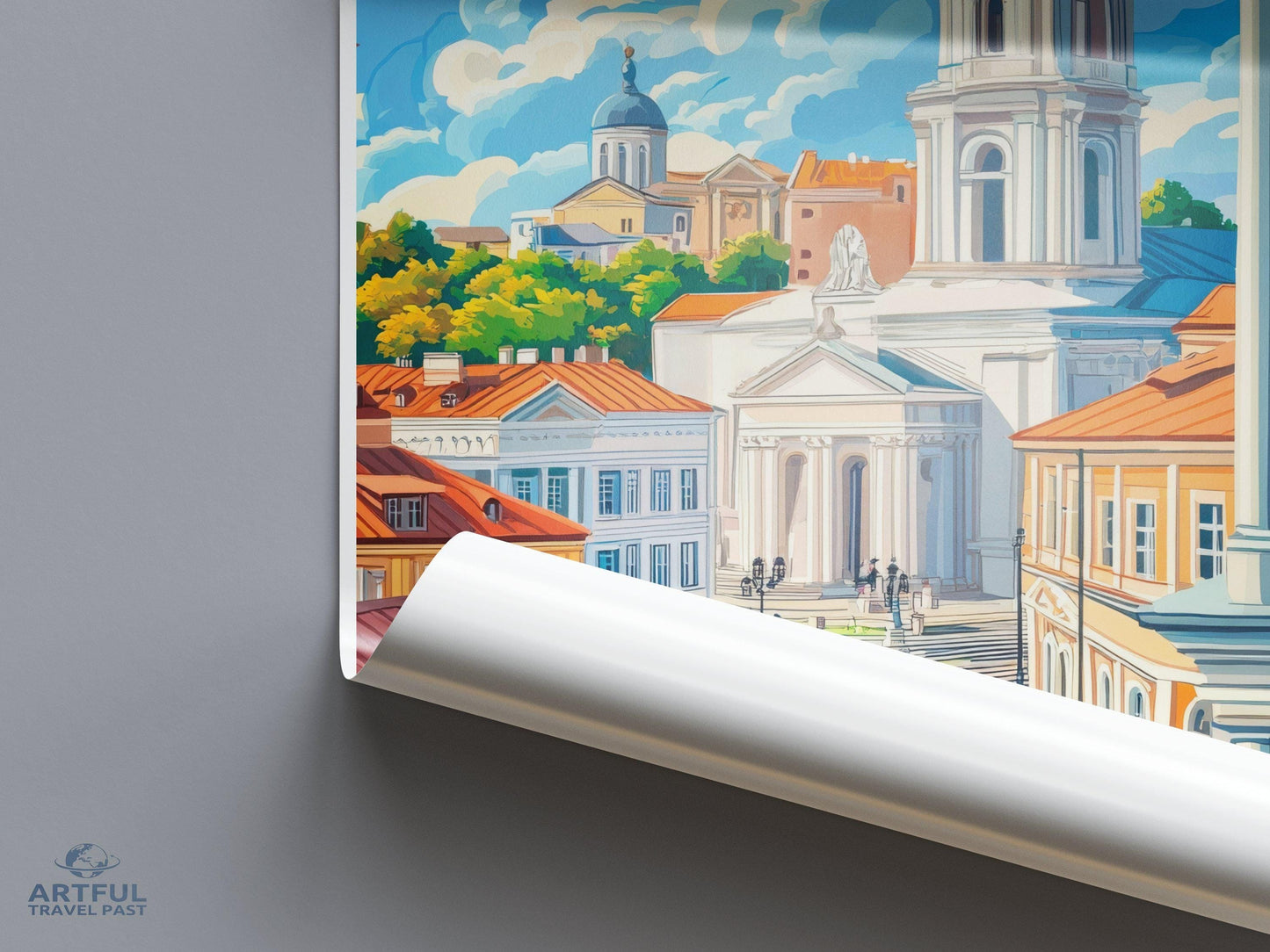 Vilnius Poster - Lithuania Wall Art