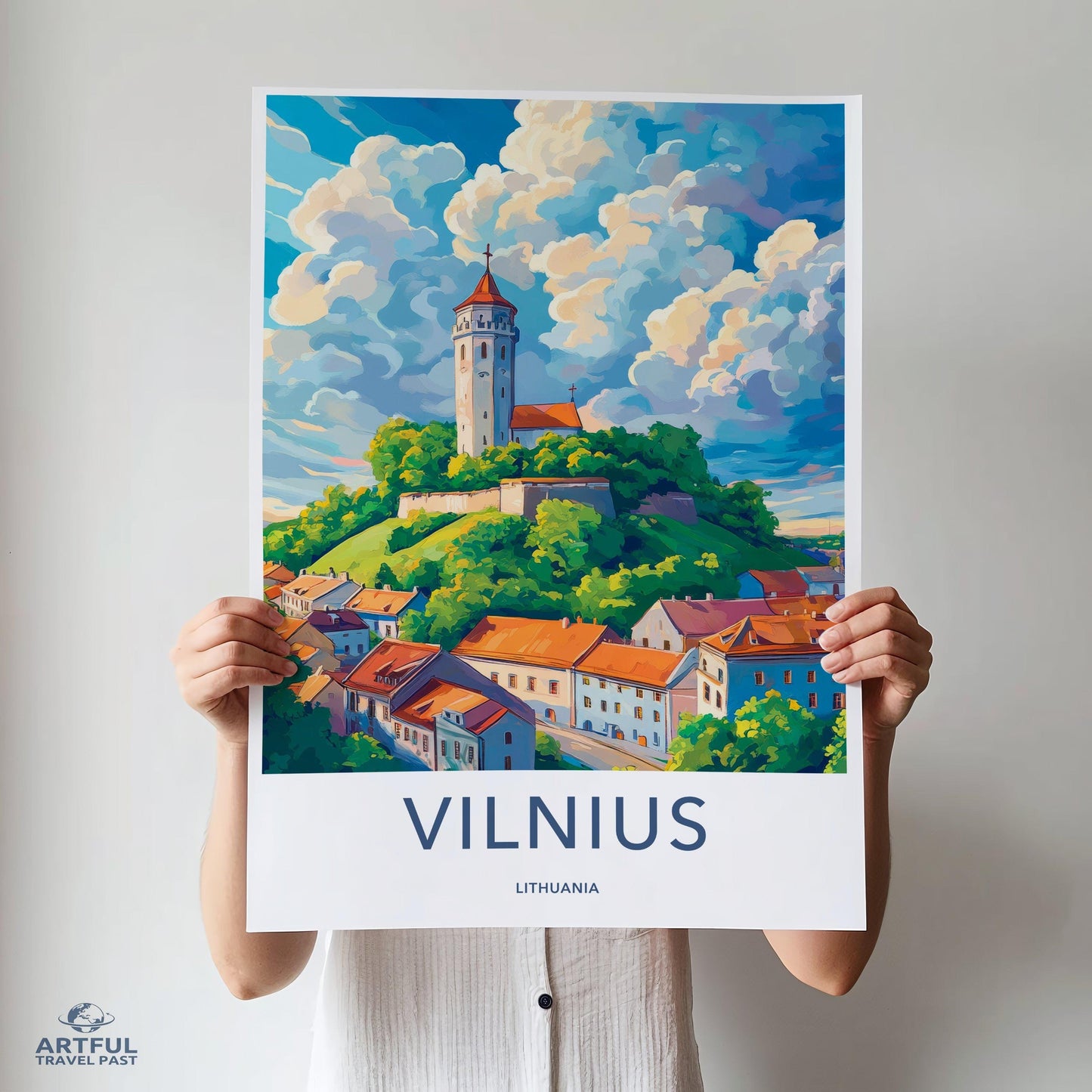Vilnius Poster - Lithuania Wall Art