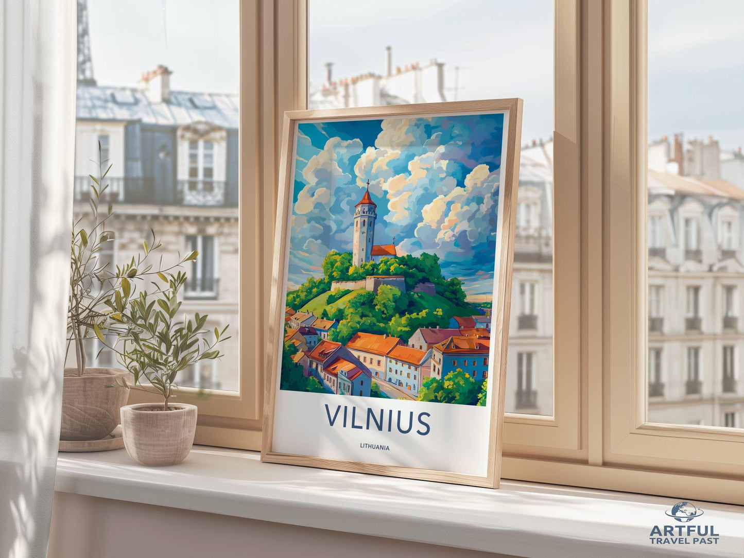 Vilnius Poster - Lithuania Wall Art