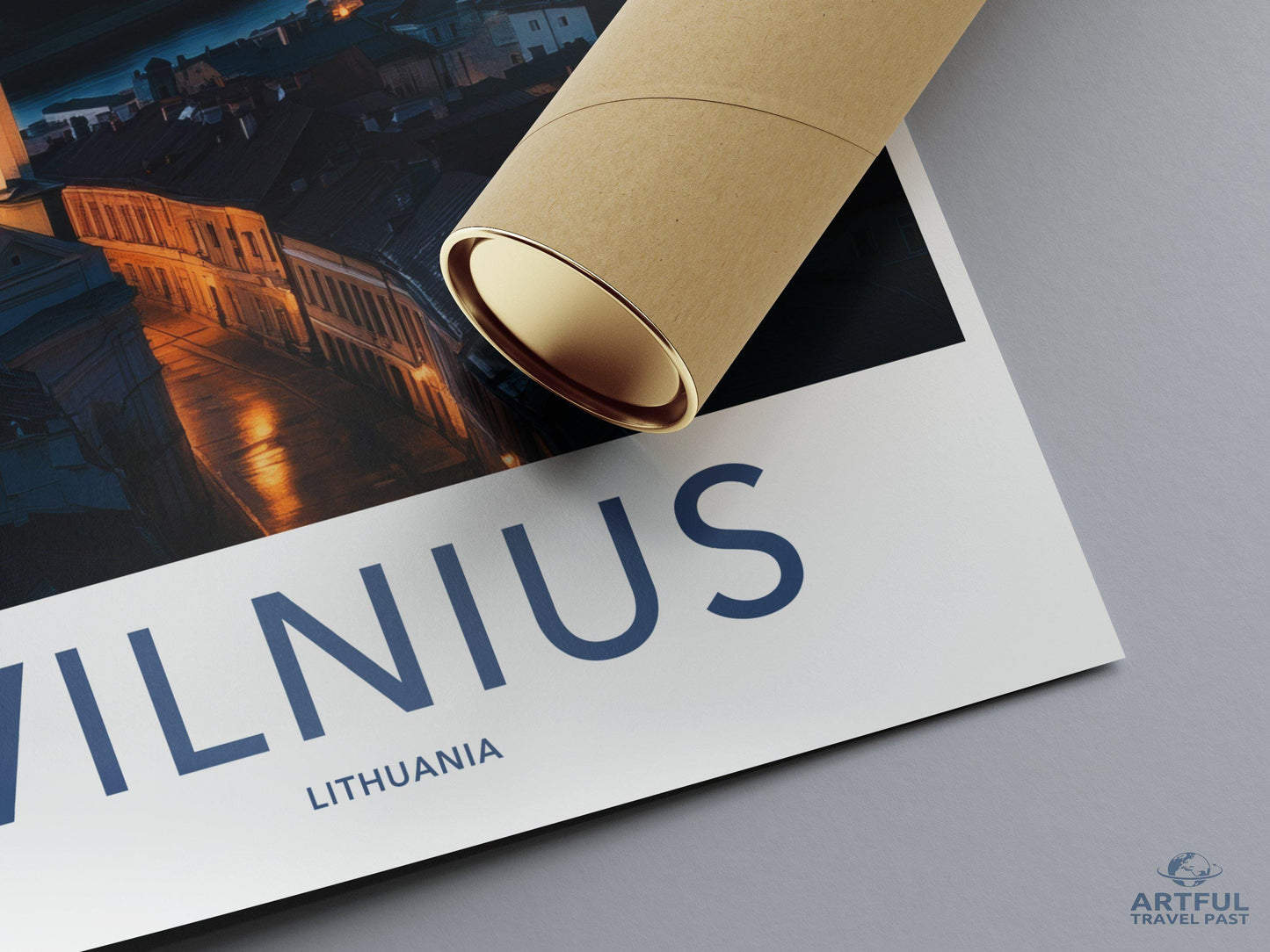 Vilnius Poster | Lithuania Wall Art | Europe Decor