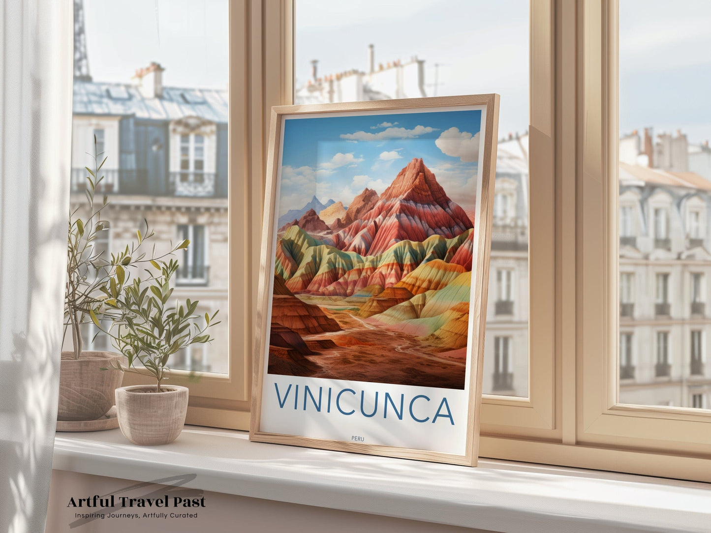 Vinicunca Poster | Peru Wall Art | South America Decor