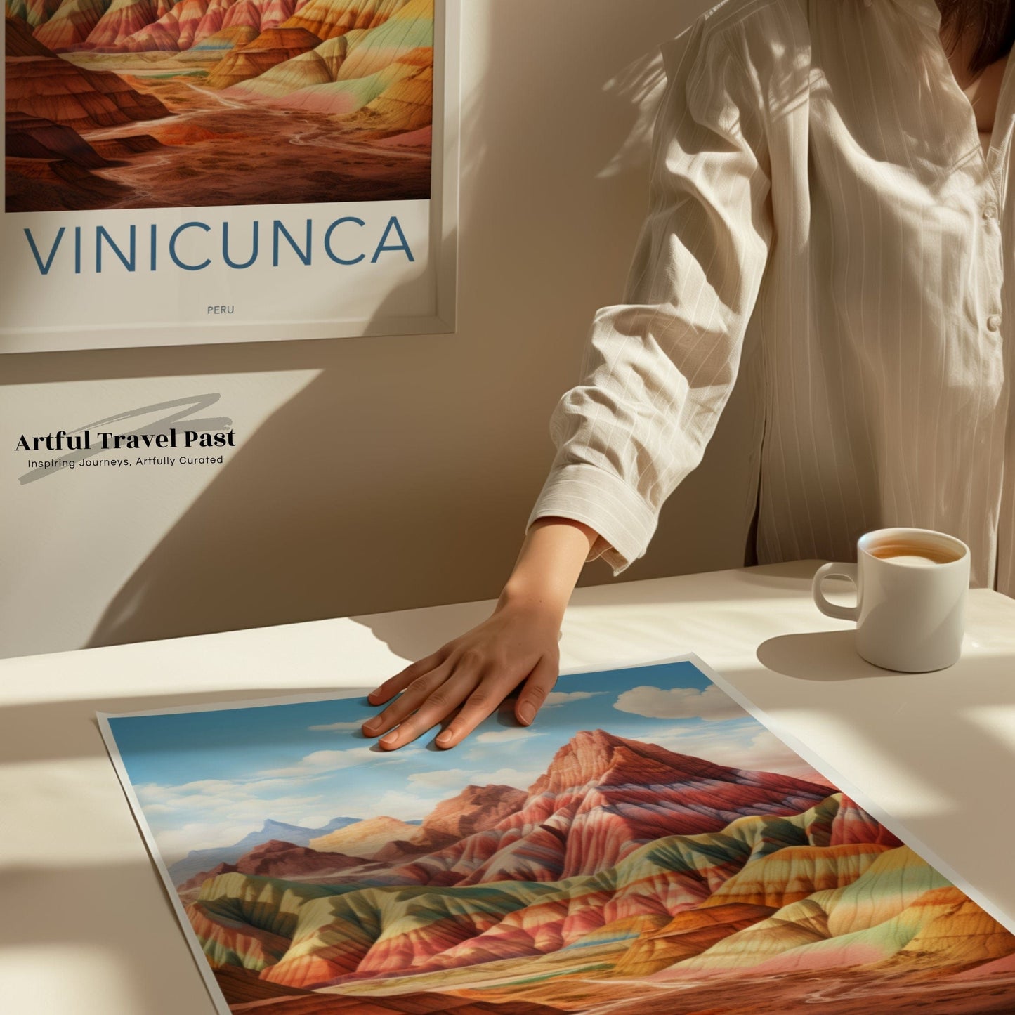 Vinicunca Poster | Peru Wall Art | South America Decor