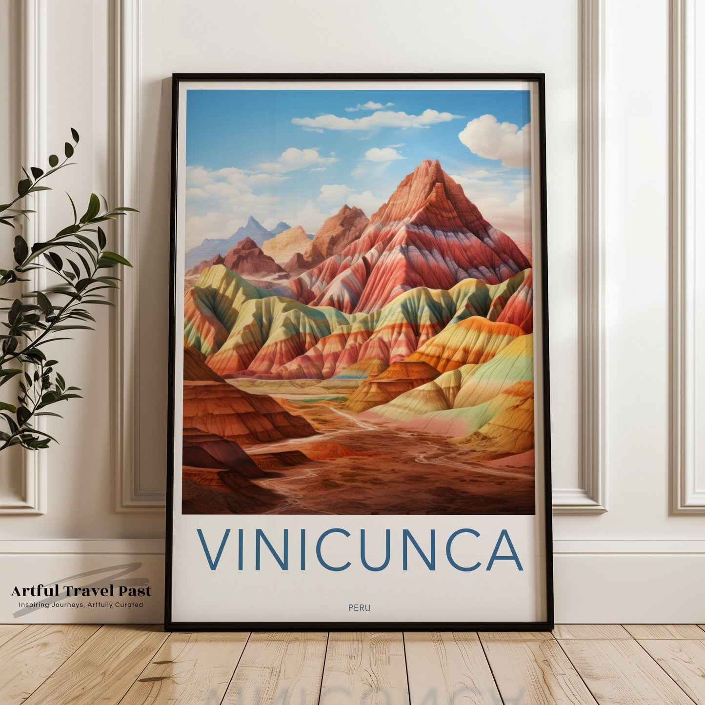 Vinicunca Poster | Peru Wall Art | South America Decor