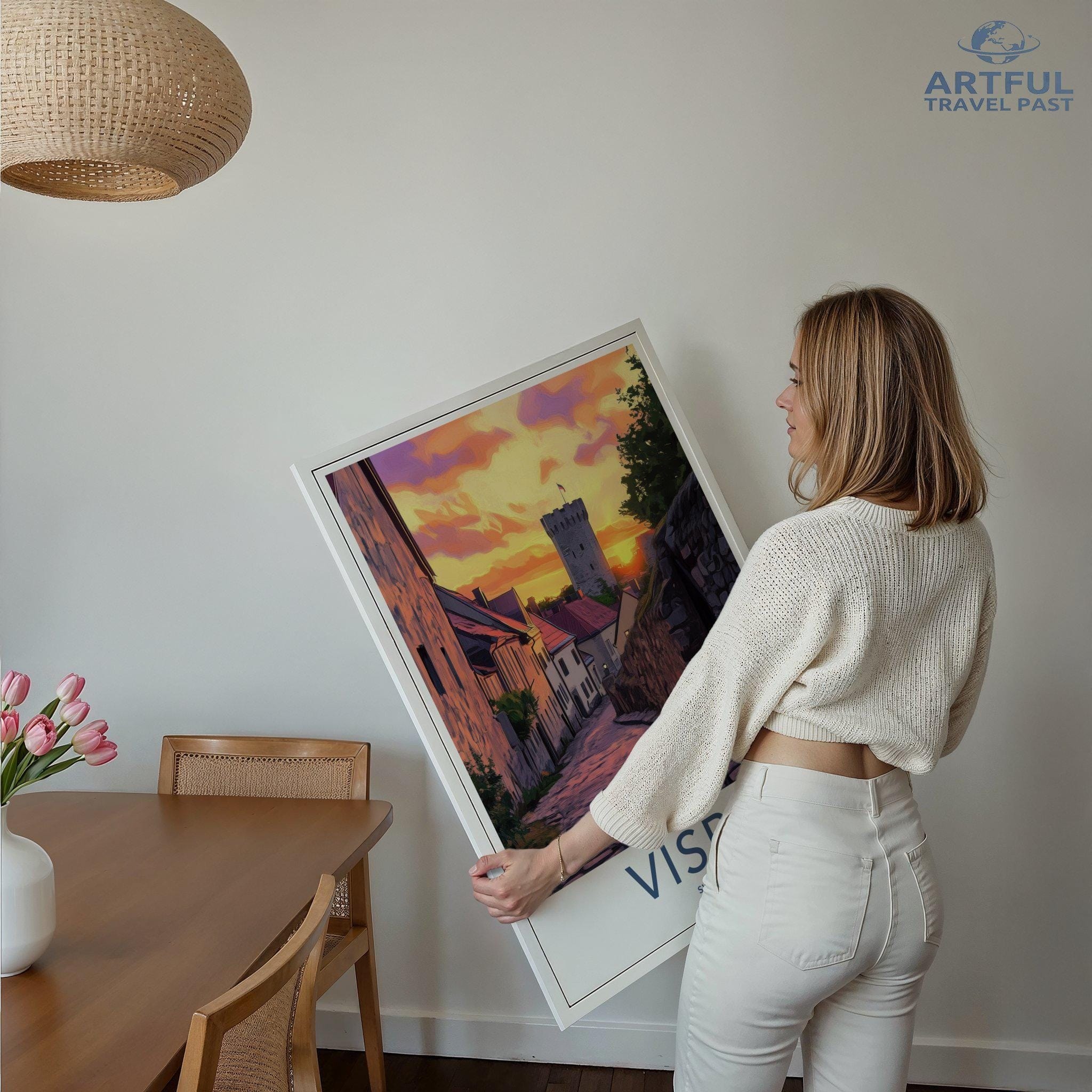 Visby Poster - Sweden Wall Art