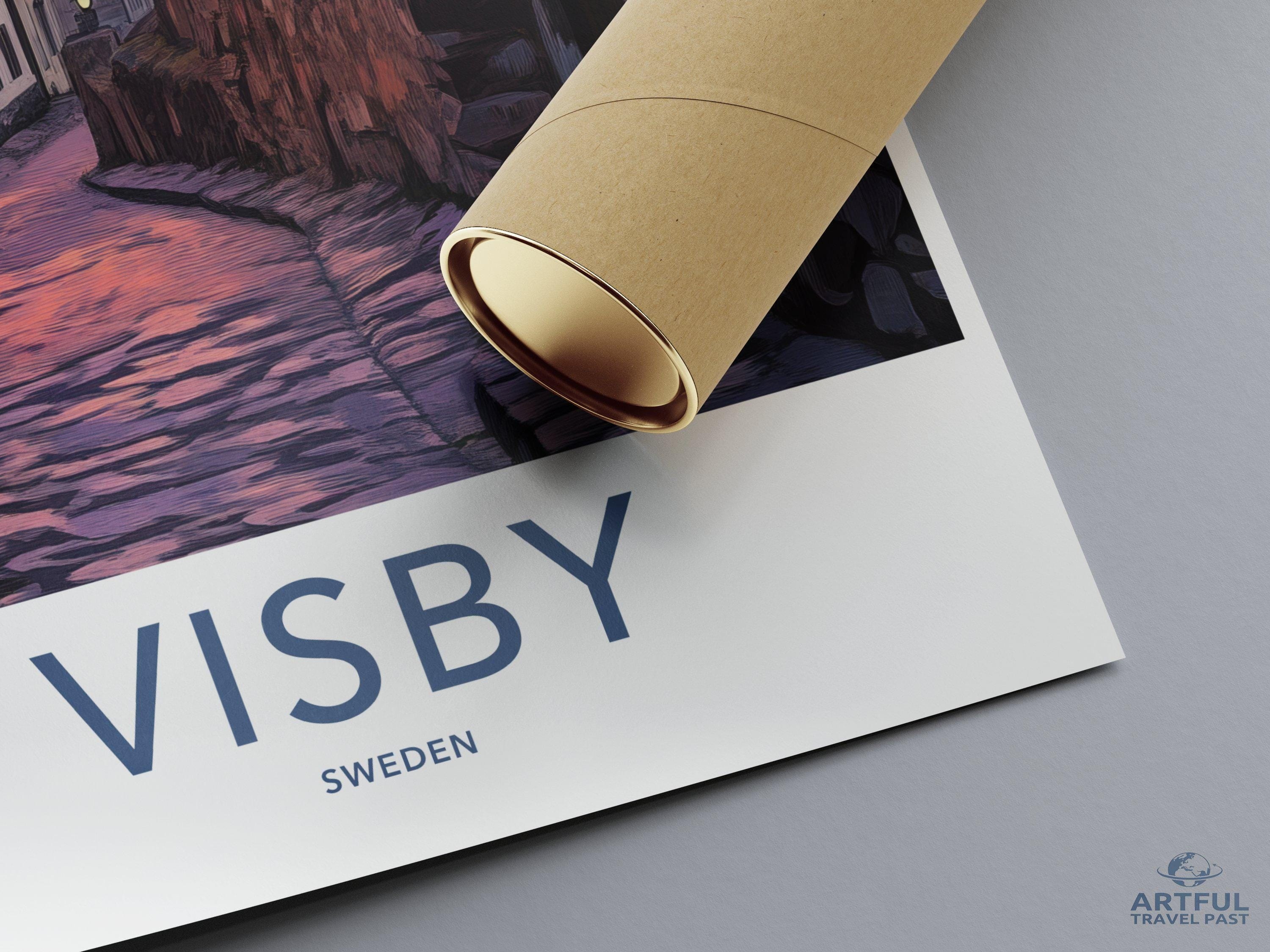 Visby Poster - Sweden Wall Art