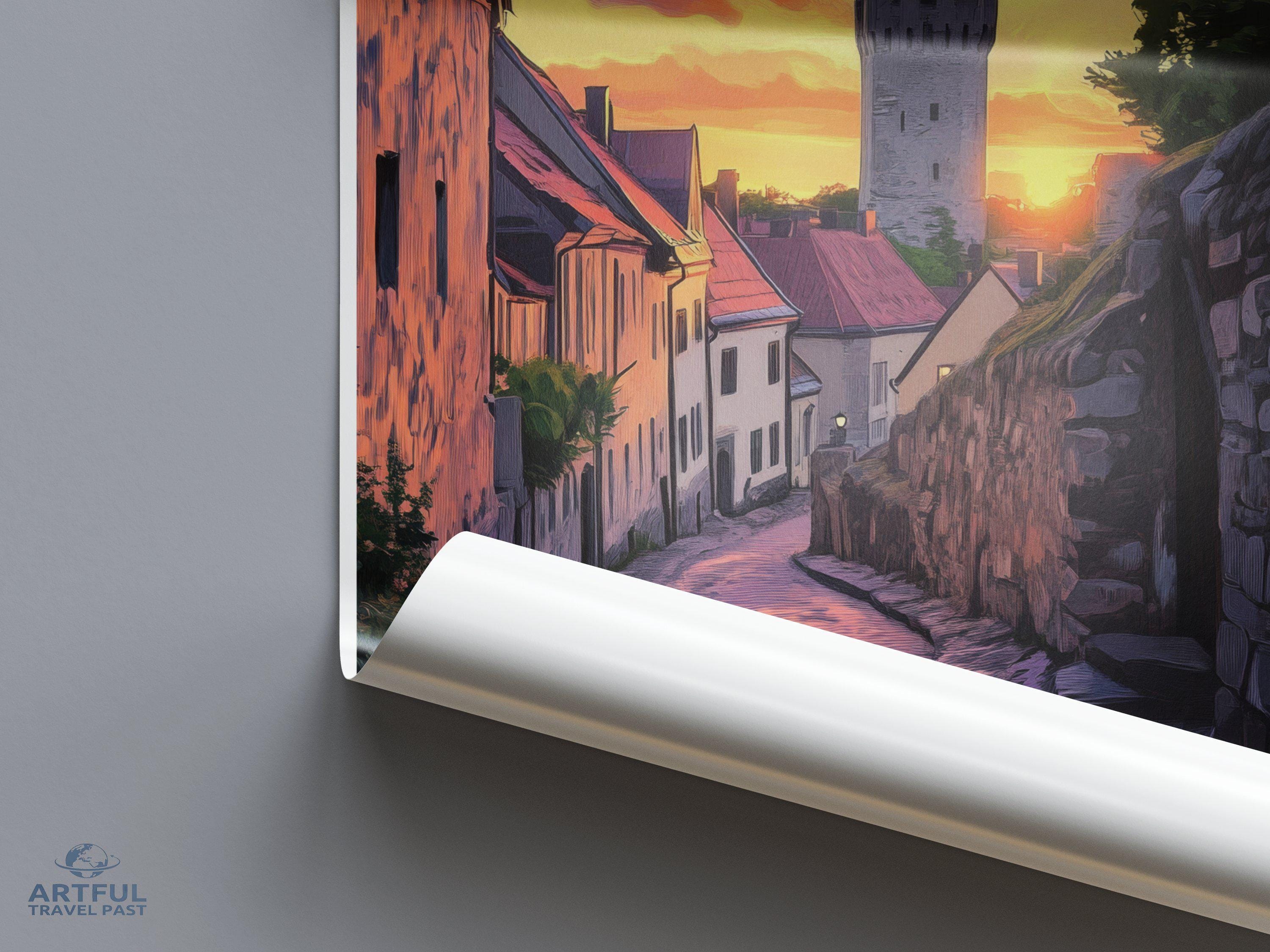 Visby Poster - Sweden Wall Art