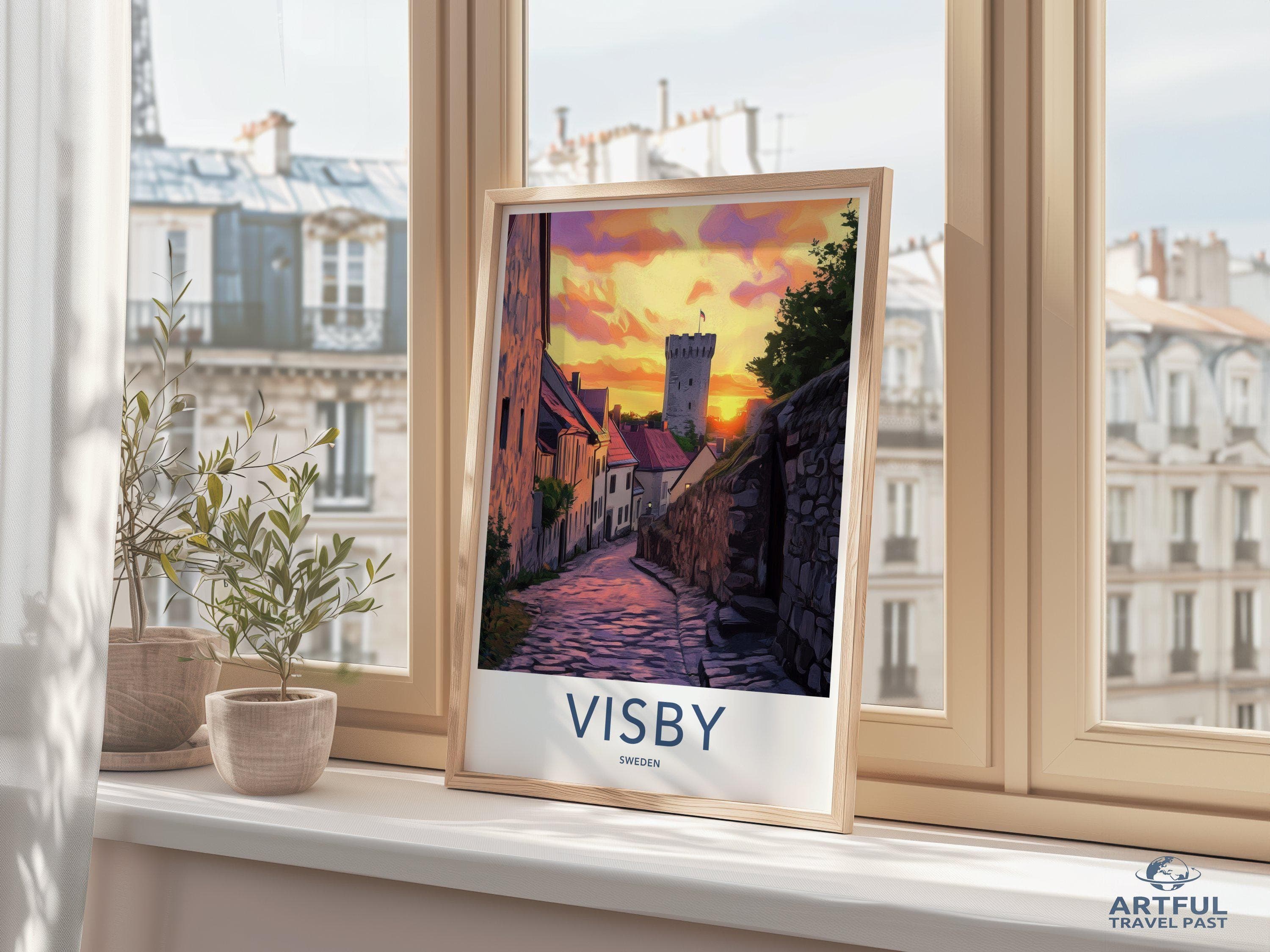 Visby Poster - Sweden Wall Art