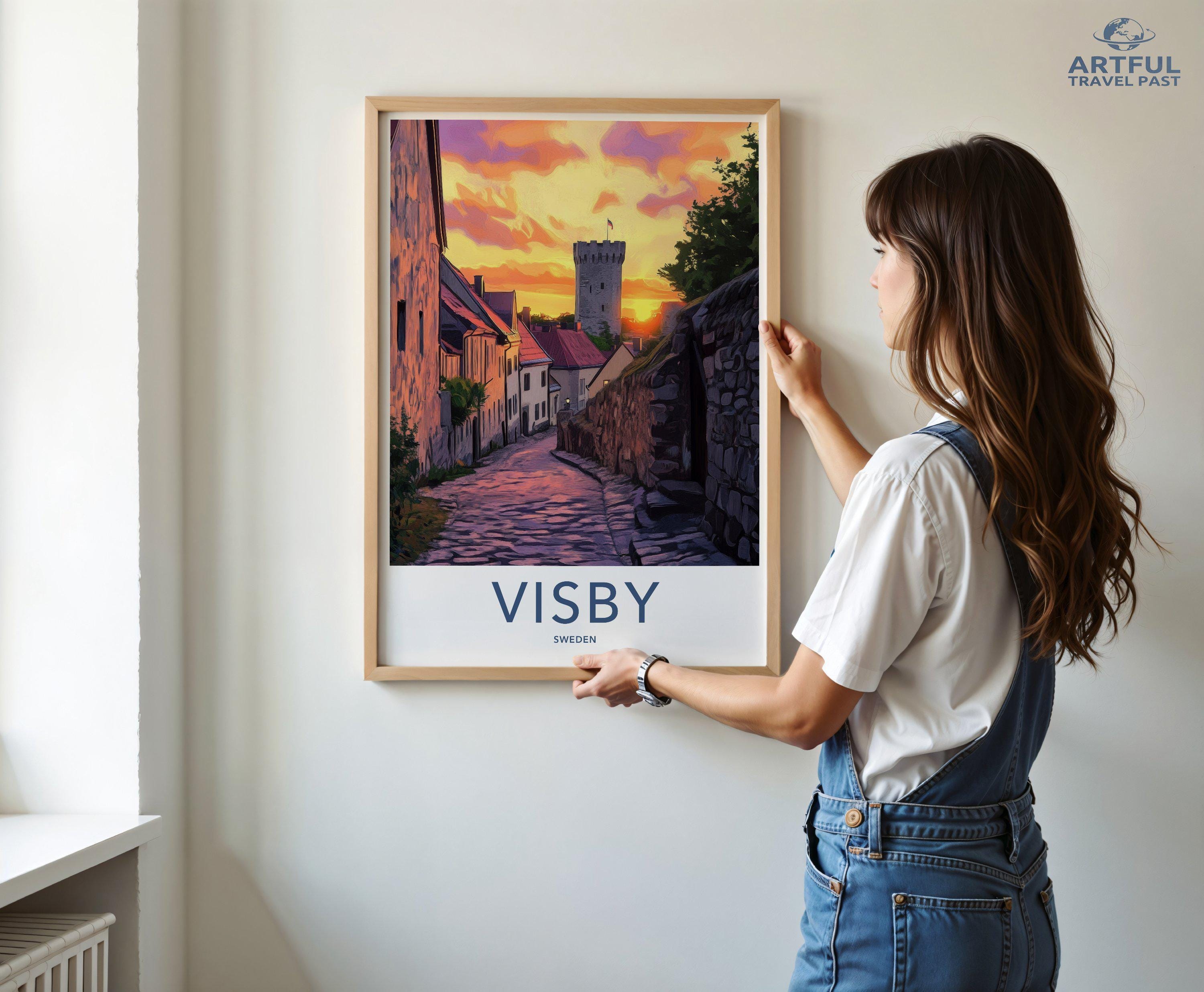 Visby Poster - Sweden Wall Art