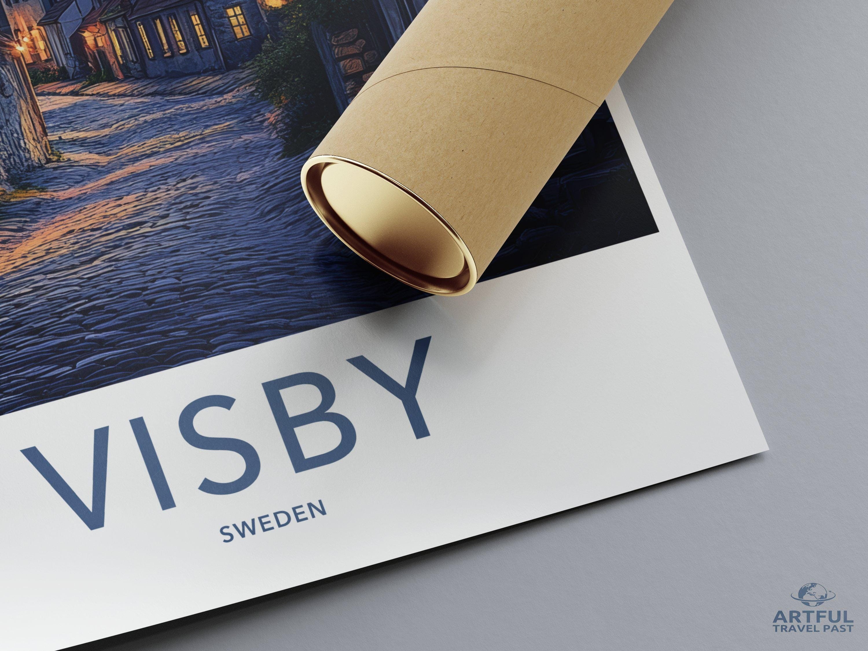 Visby Poster - Sweden Wall Art