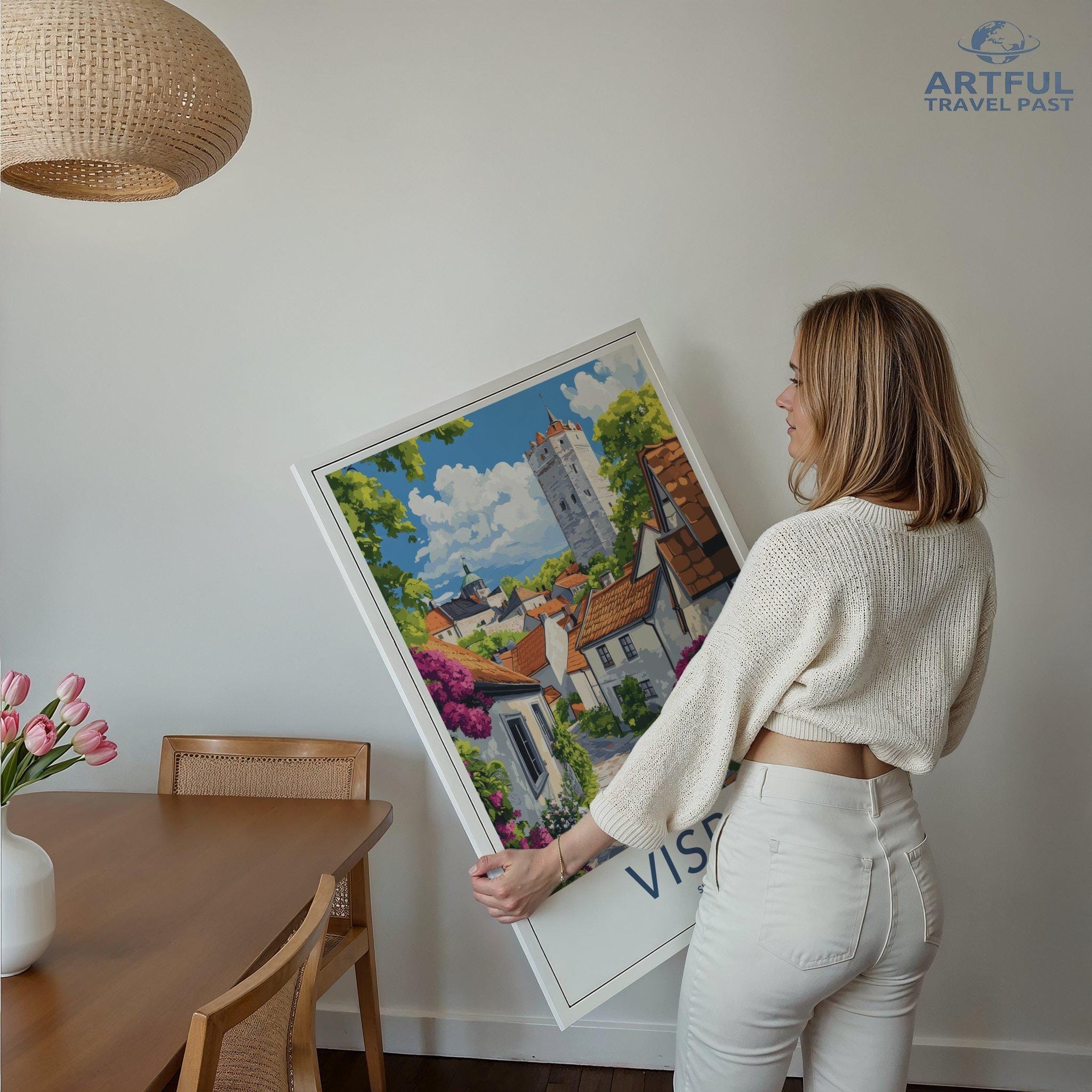 Visby Poster - Sweden Wall Art