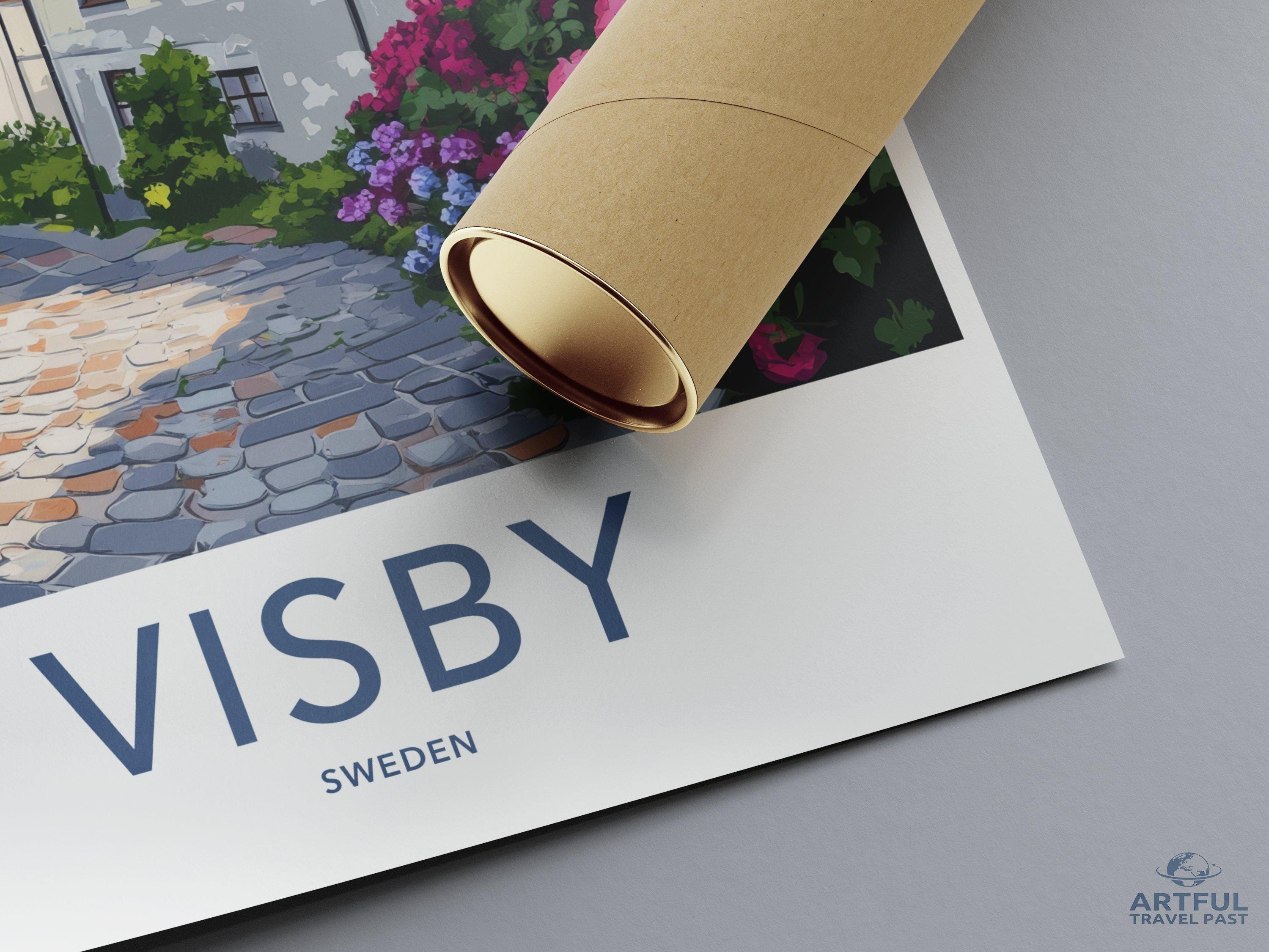 Visby Poster - Sweden Wall Art