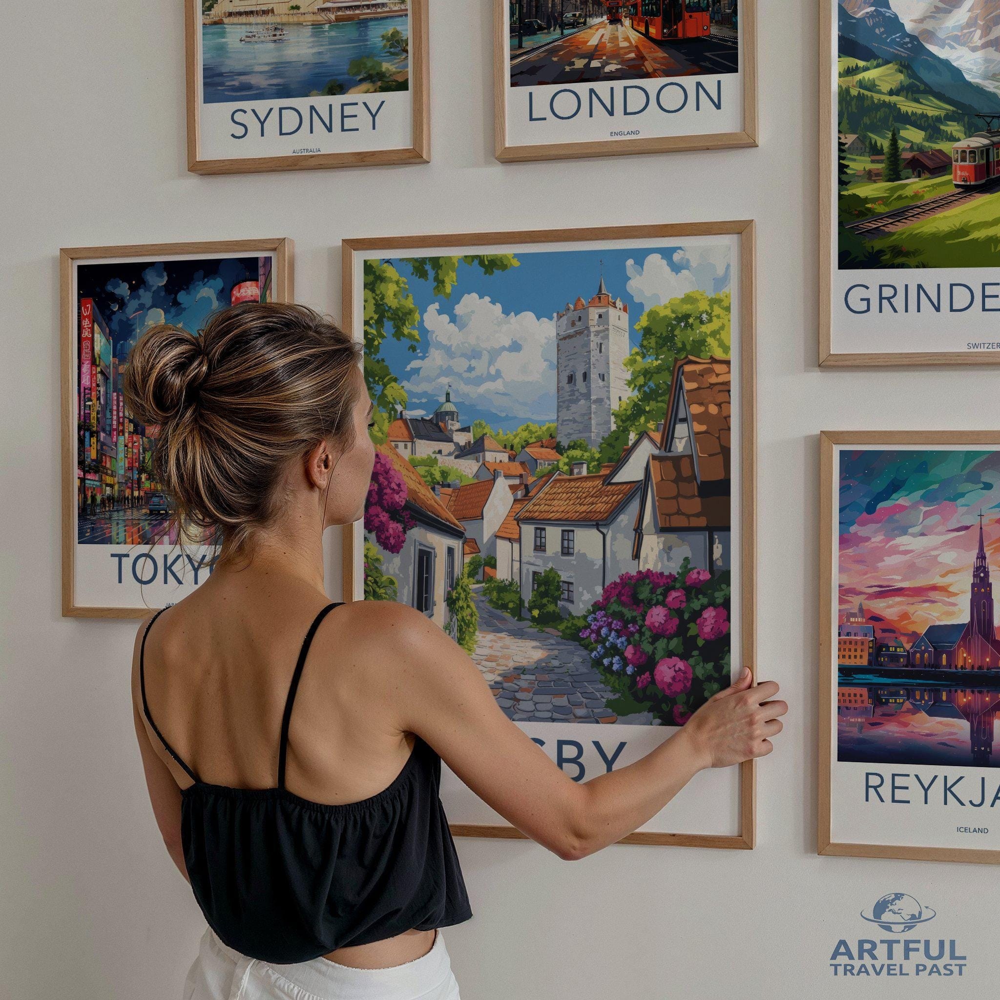 Visby Poster - Sweden Wall Art