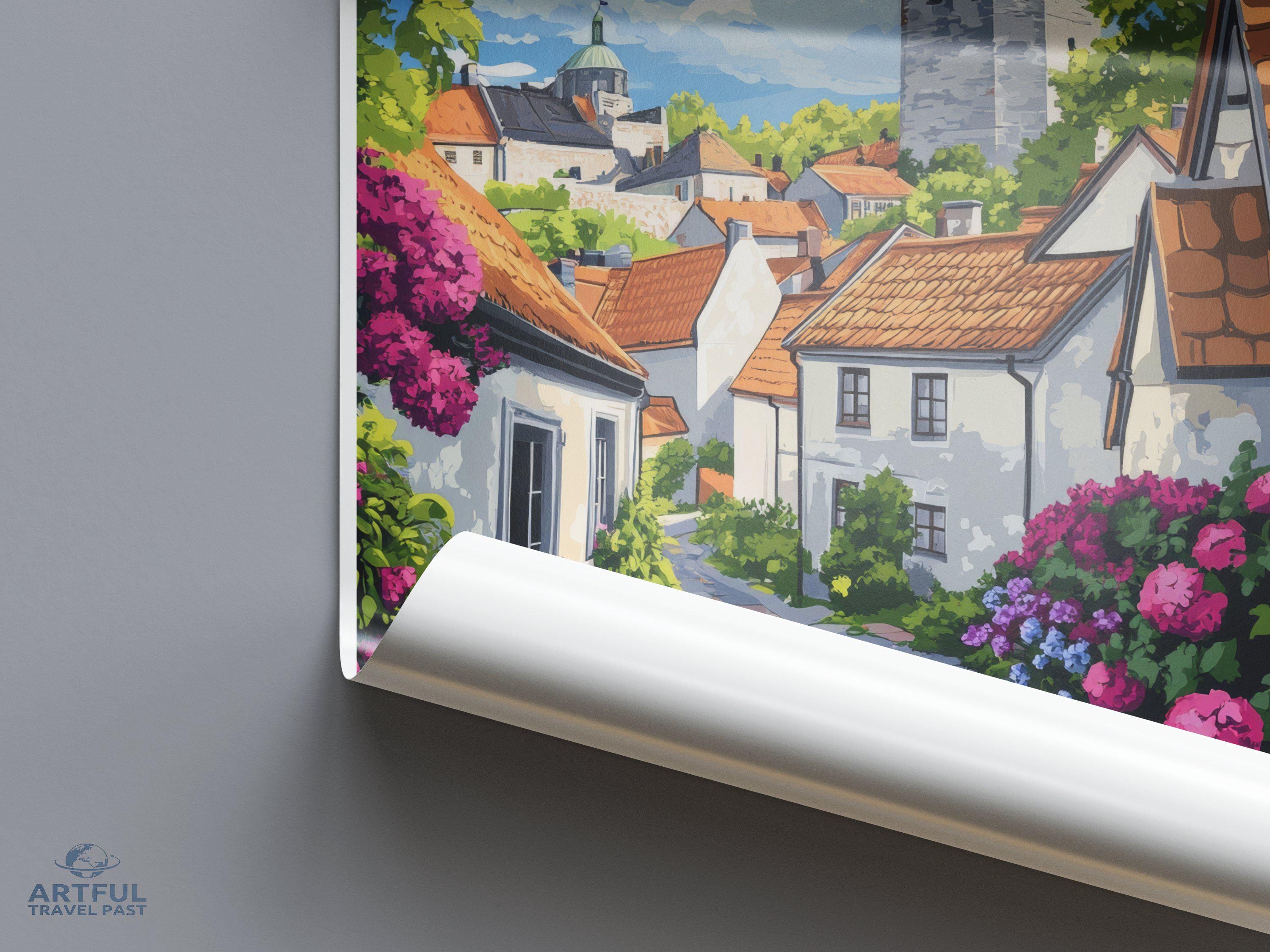 Visby Poster - Sweden Wall Art