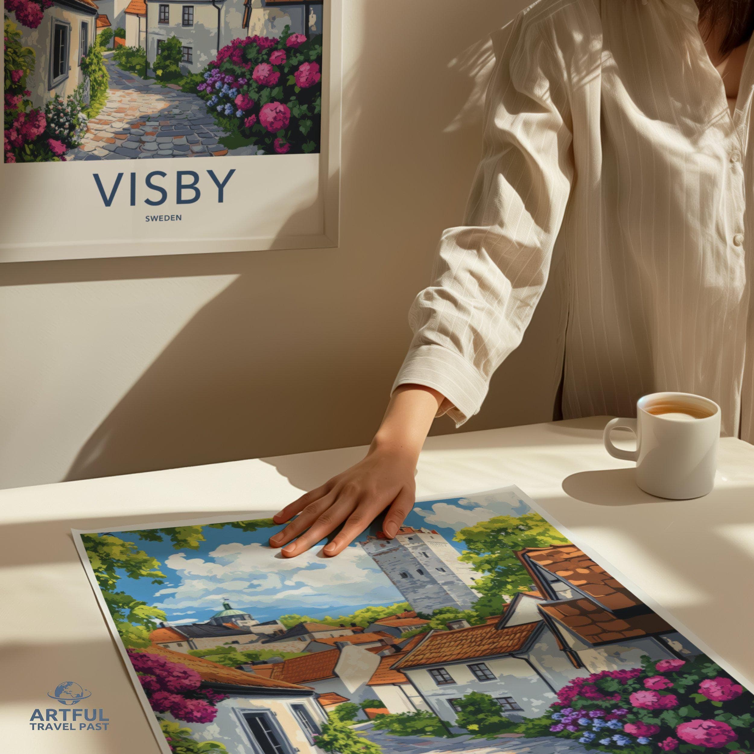 Visby Poster - Sweden Wall Art