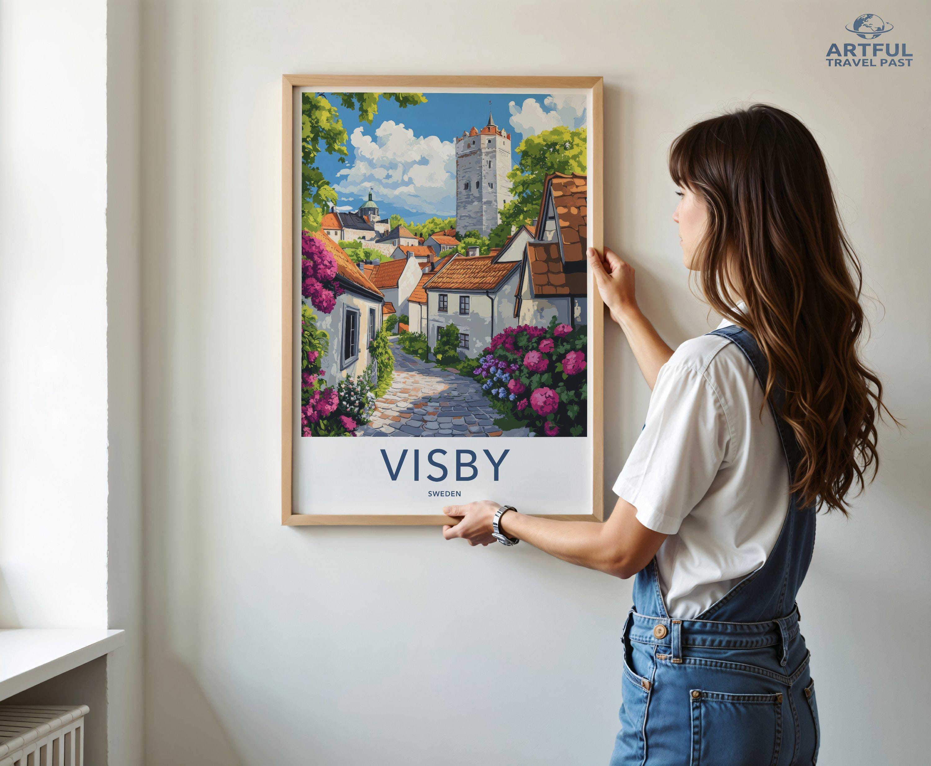 Visby Poster - Sweden Wall Art
