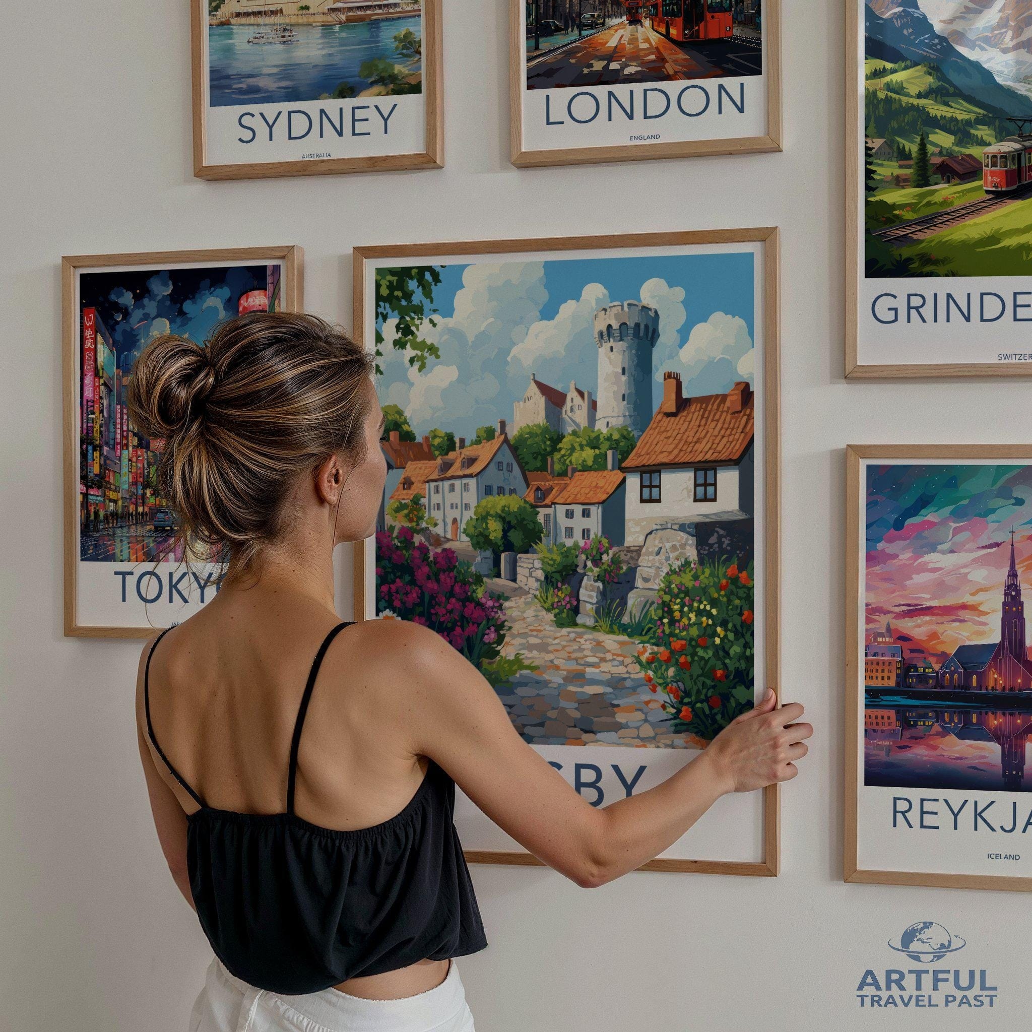 Visby Poster - Sweden Wall Art