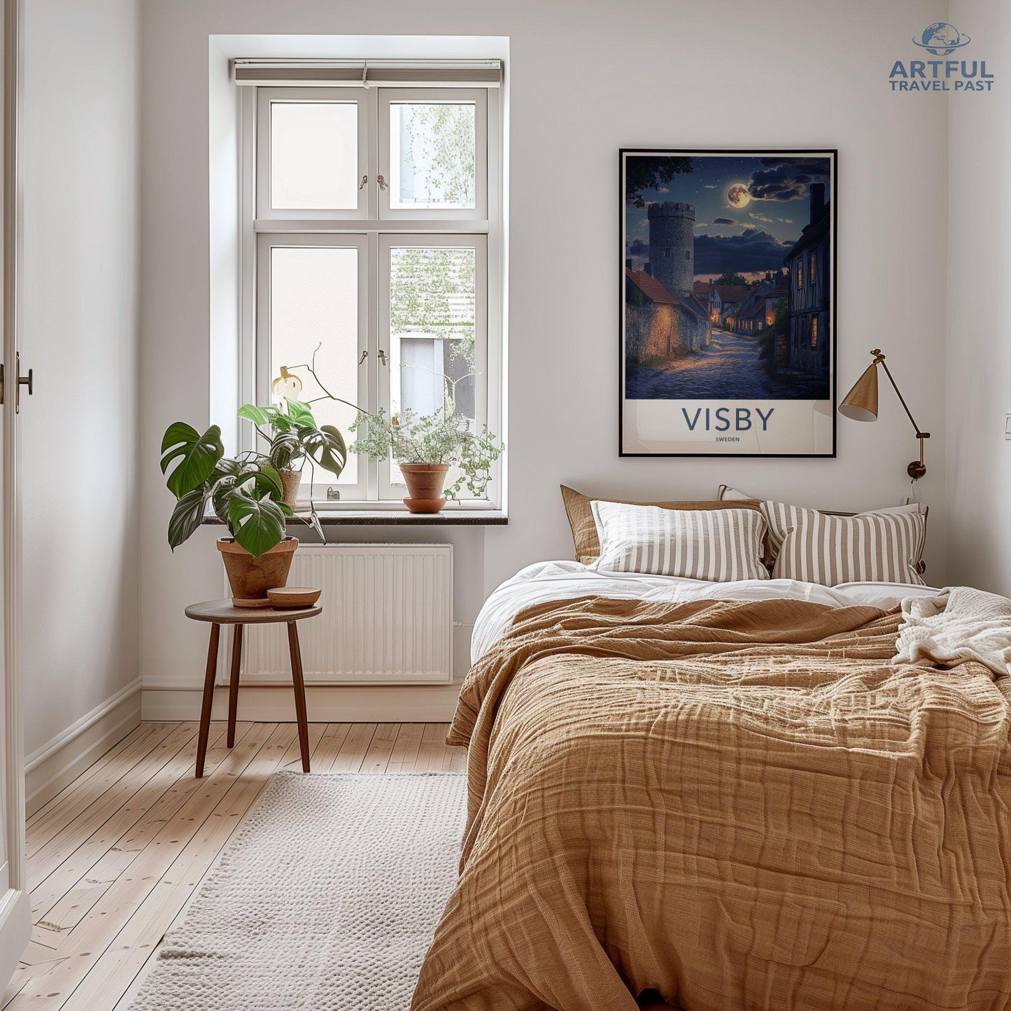 Visby Poster | Sweden Wall Art | Scandinavia Decor