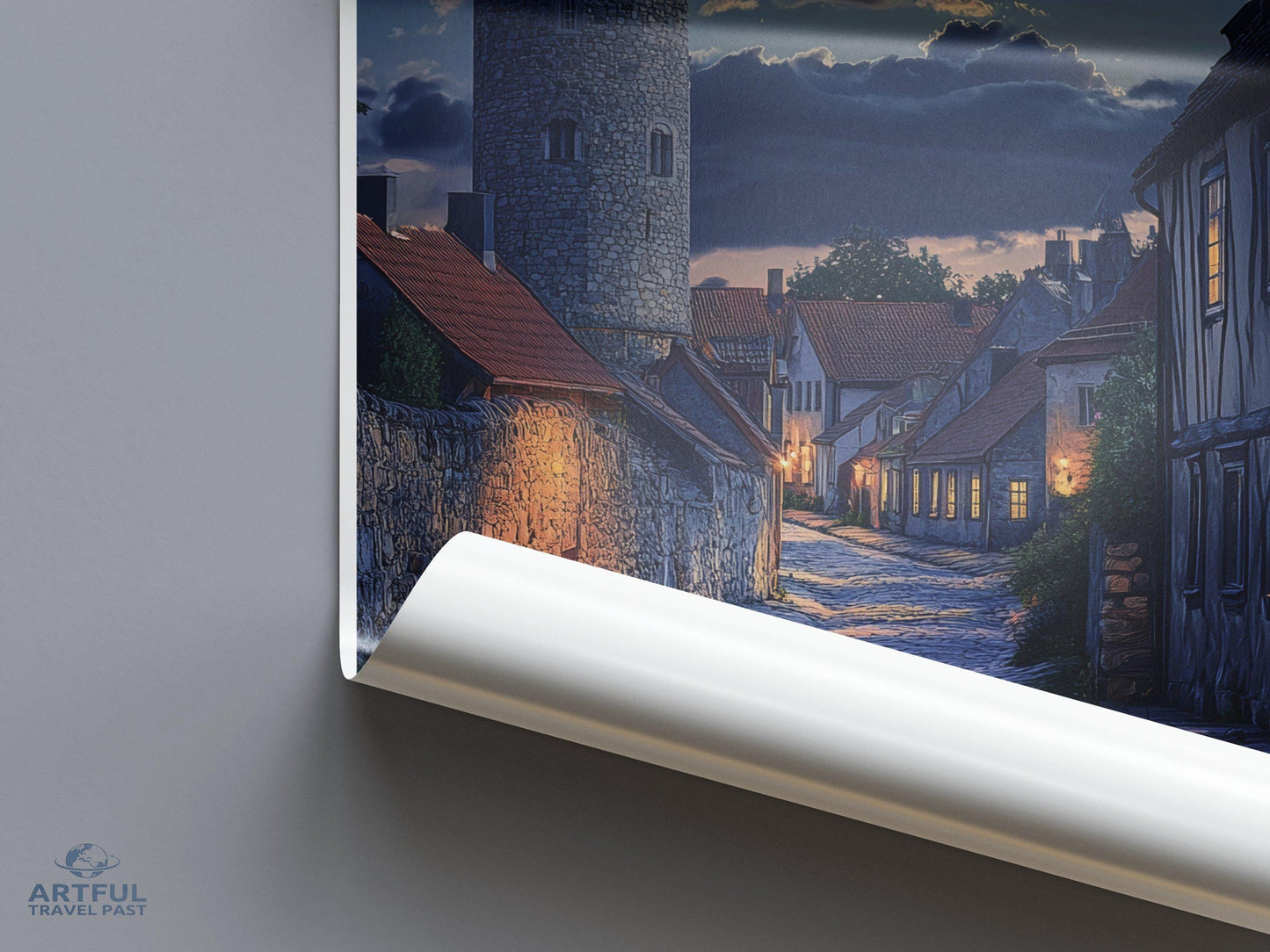 Visby Poster | Sweden Wall Art | Scandinavia Decor