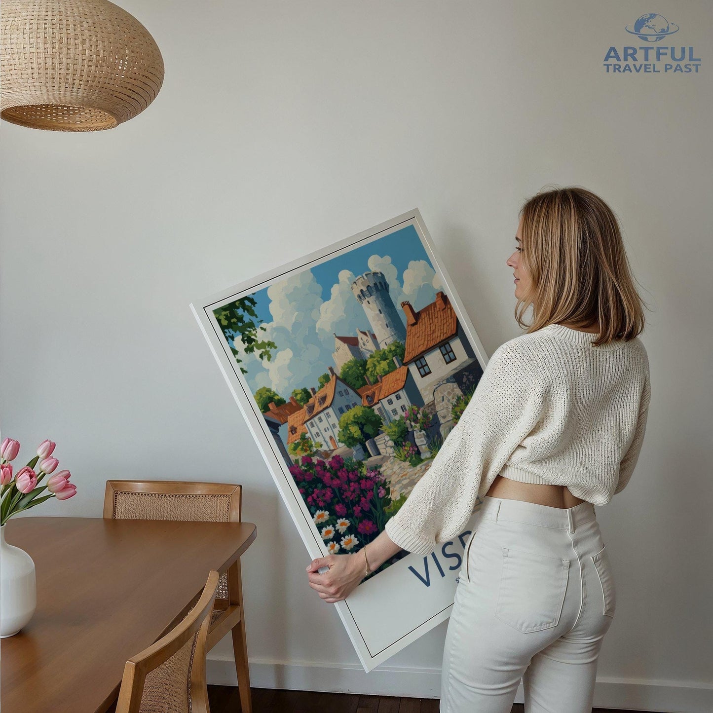Visby Poster | Sweden Wall Art | Scandinavia Decor