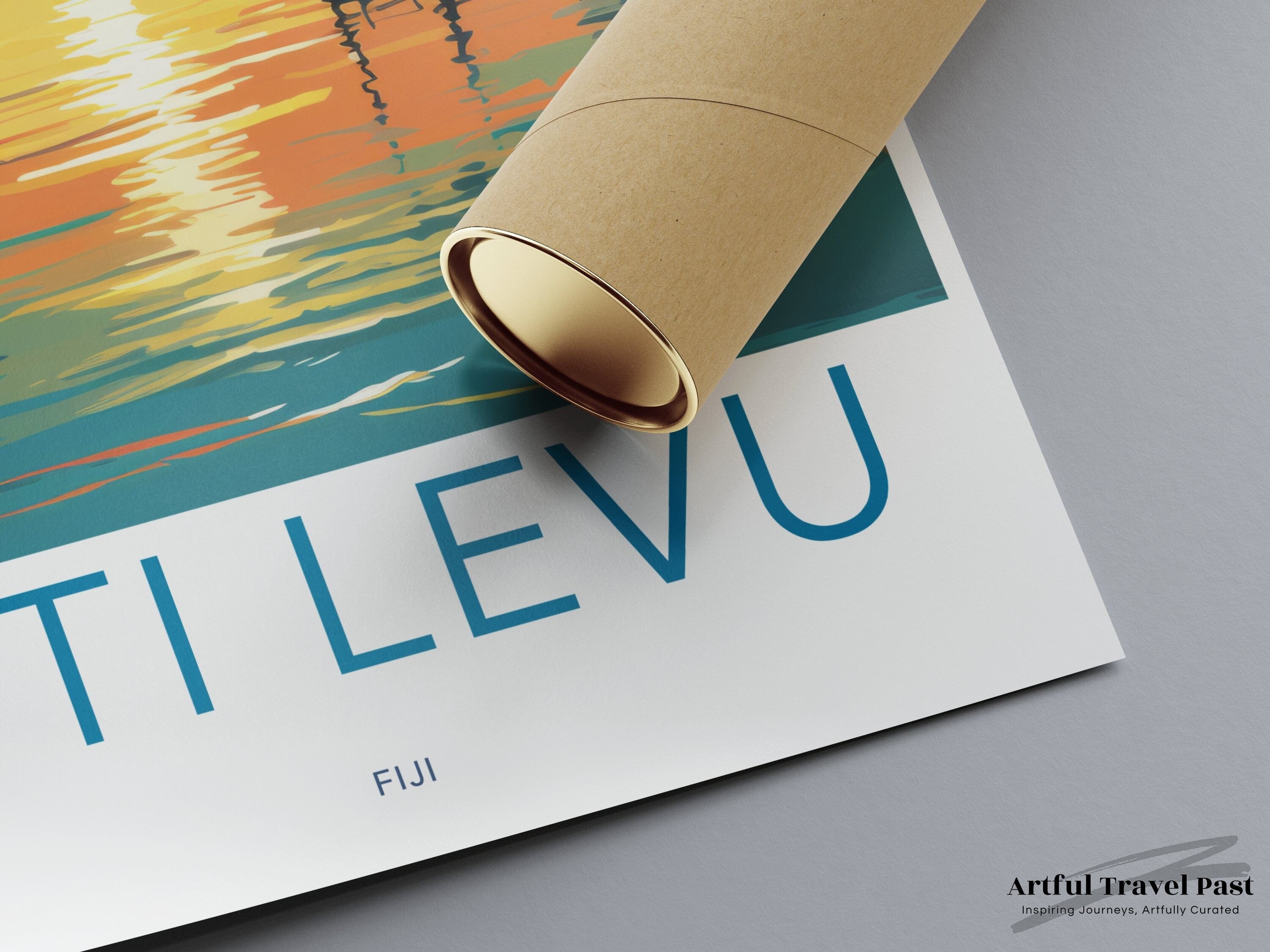 Viti Levu Poster - Fiji Wall Art