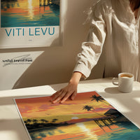 Viti Levu Poster - Fiji Wall Art