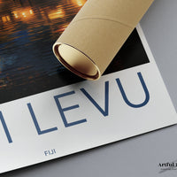 Viti Levu Poster - Fiji Wall Art