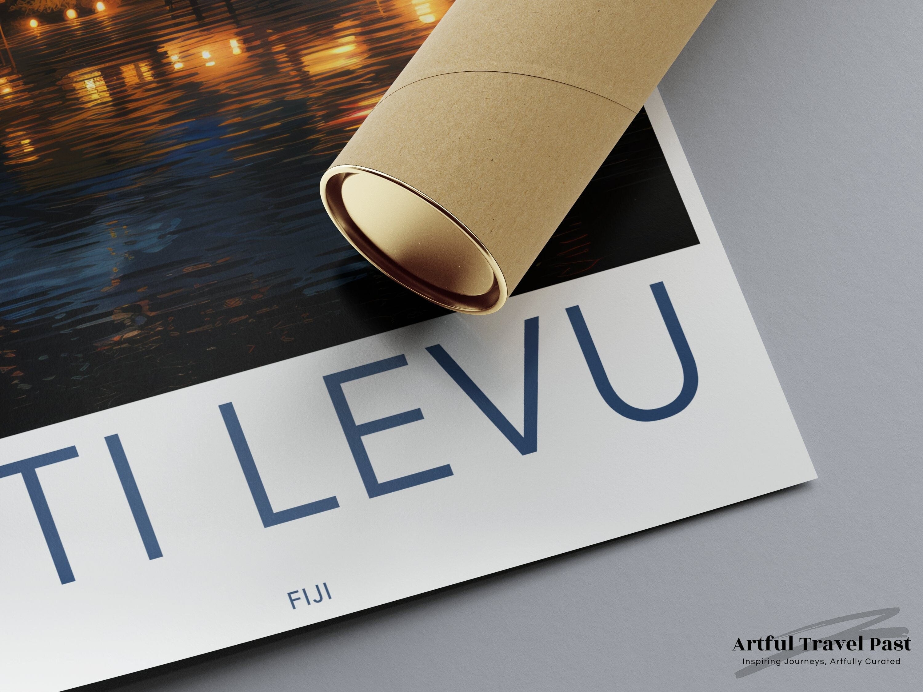 Viti Levu Poster - Fiji Wall Art