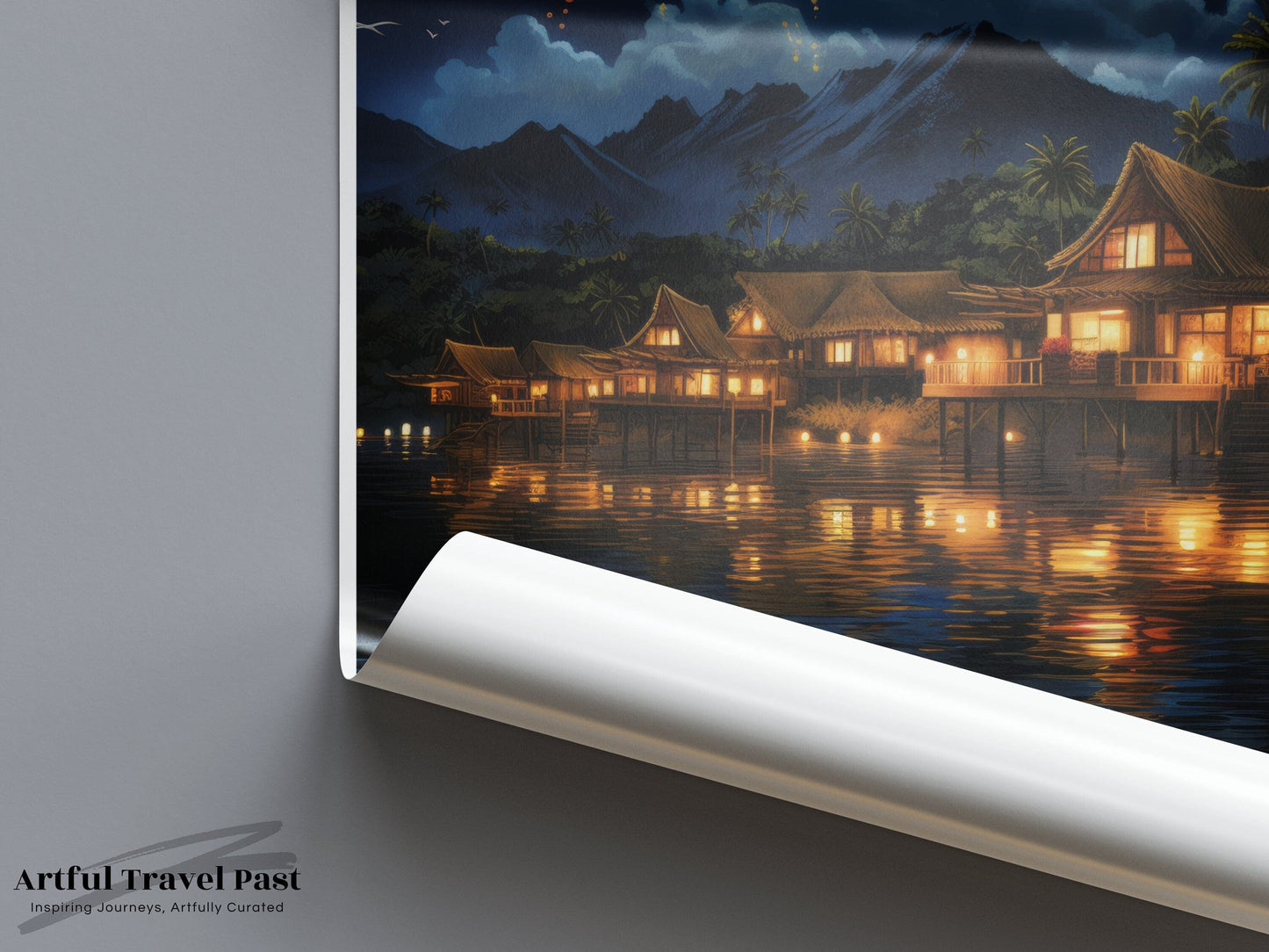 Viti Levu Poster - Fiji Wall Art