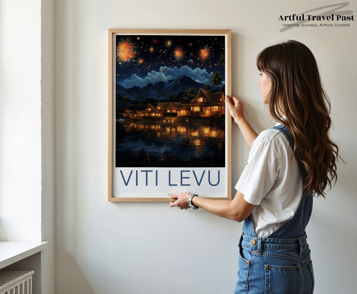 Viti Levu Poster - Fiji Wall Art