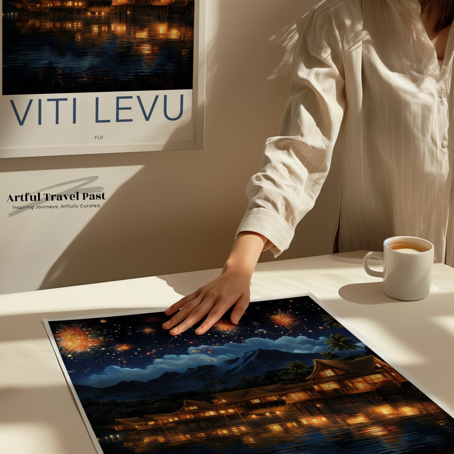 Viti Levu Poster - Fiji Wall Art