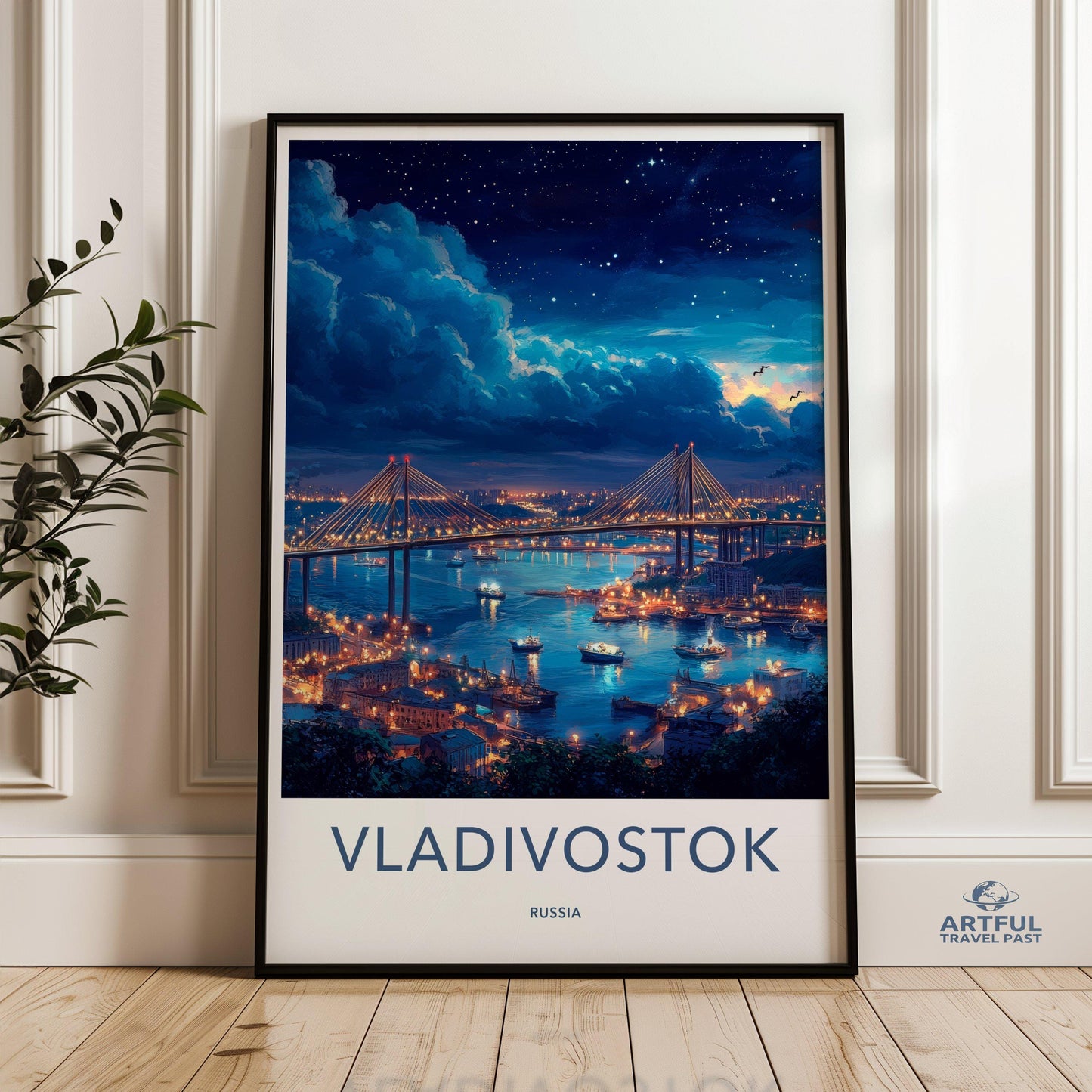 Vladivostok Poster - Russia Wall Art