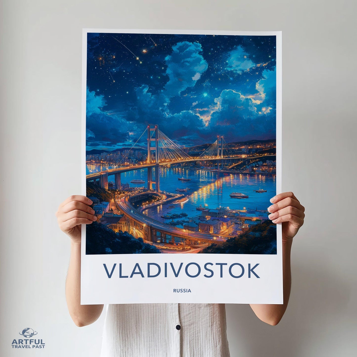 Vladivostok Poster - Russia Wall Art