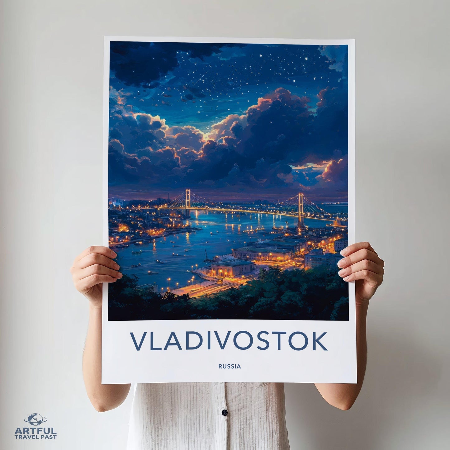 Vladivostok Poster - Russia Wall Art