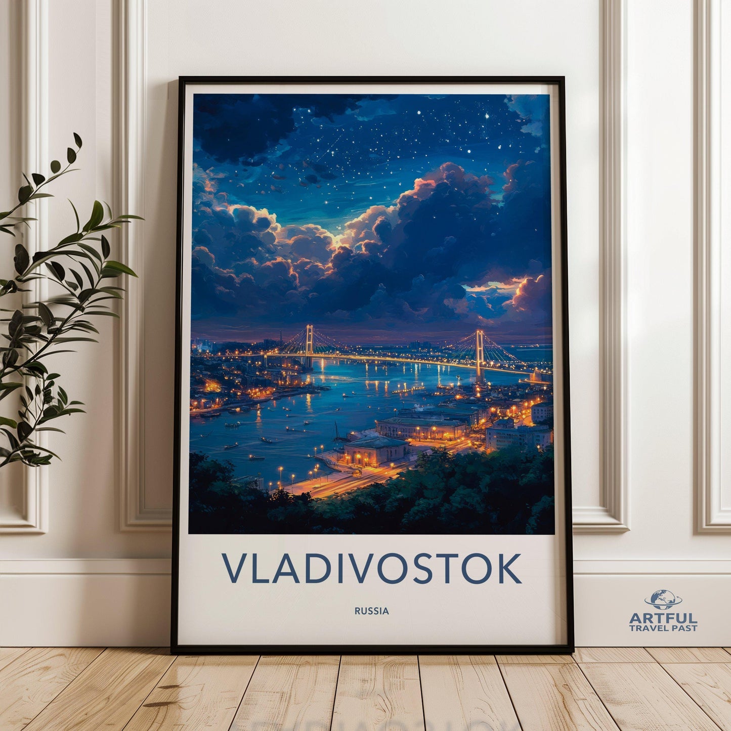 Vladivostok Poster - Russia Wall Art