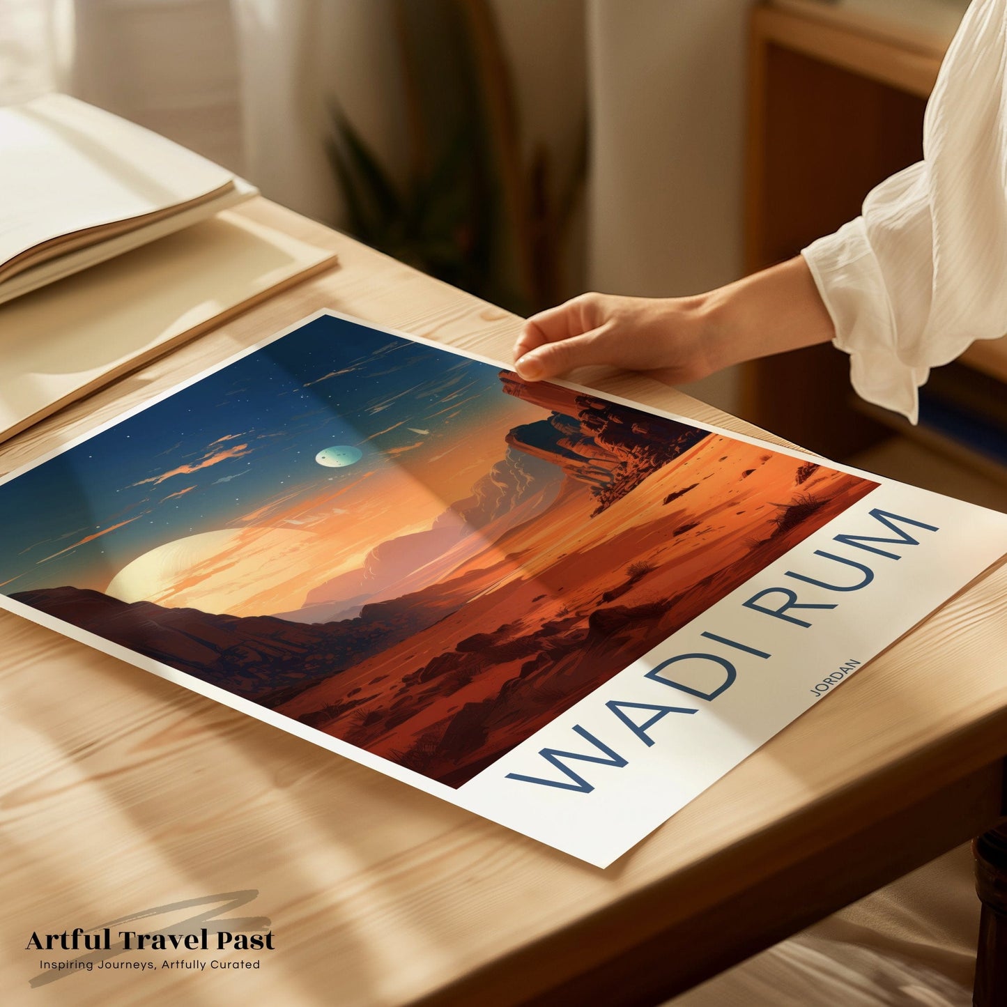 Wadi Rum Poster - Jordan Wall Art