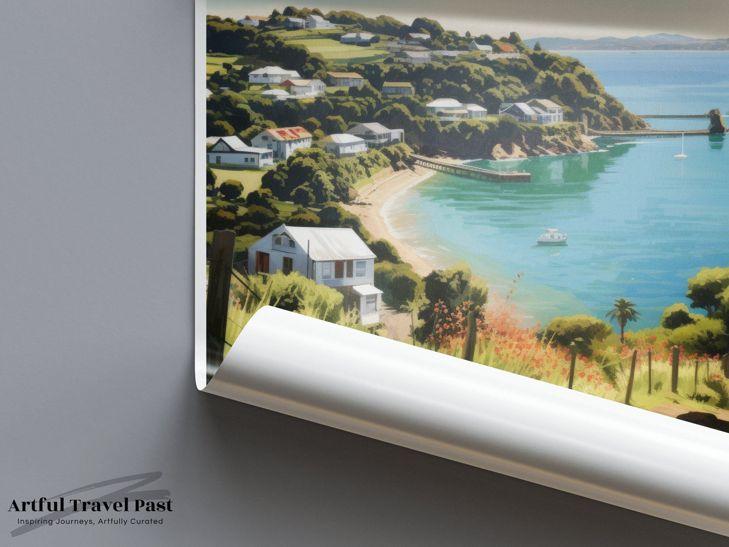 Waiheke Island Poster - New Zealand Wall Art
