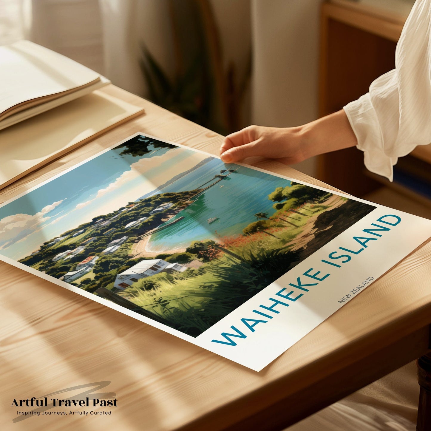 Waiheke Island Poster - New Zealand Wall Art