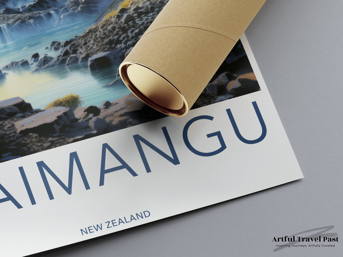 Waimangu Poster - New Zealand Wall Art