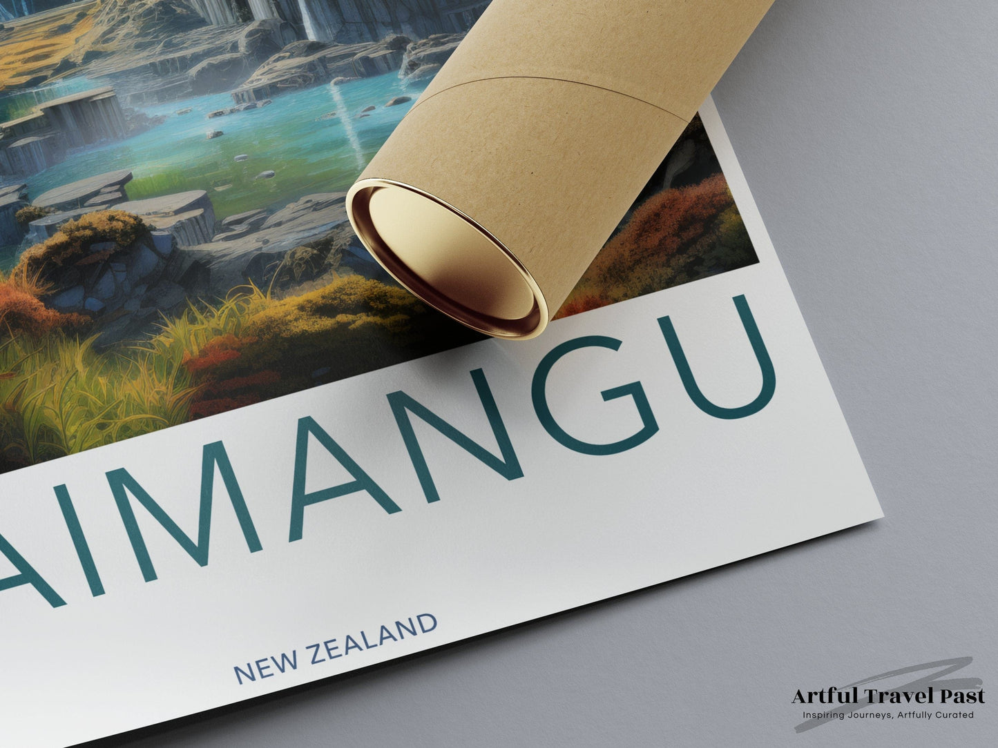 Waimangu Poster - New Zealand Wall Art