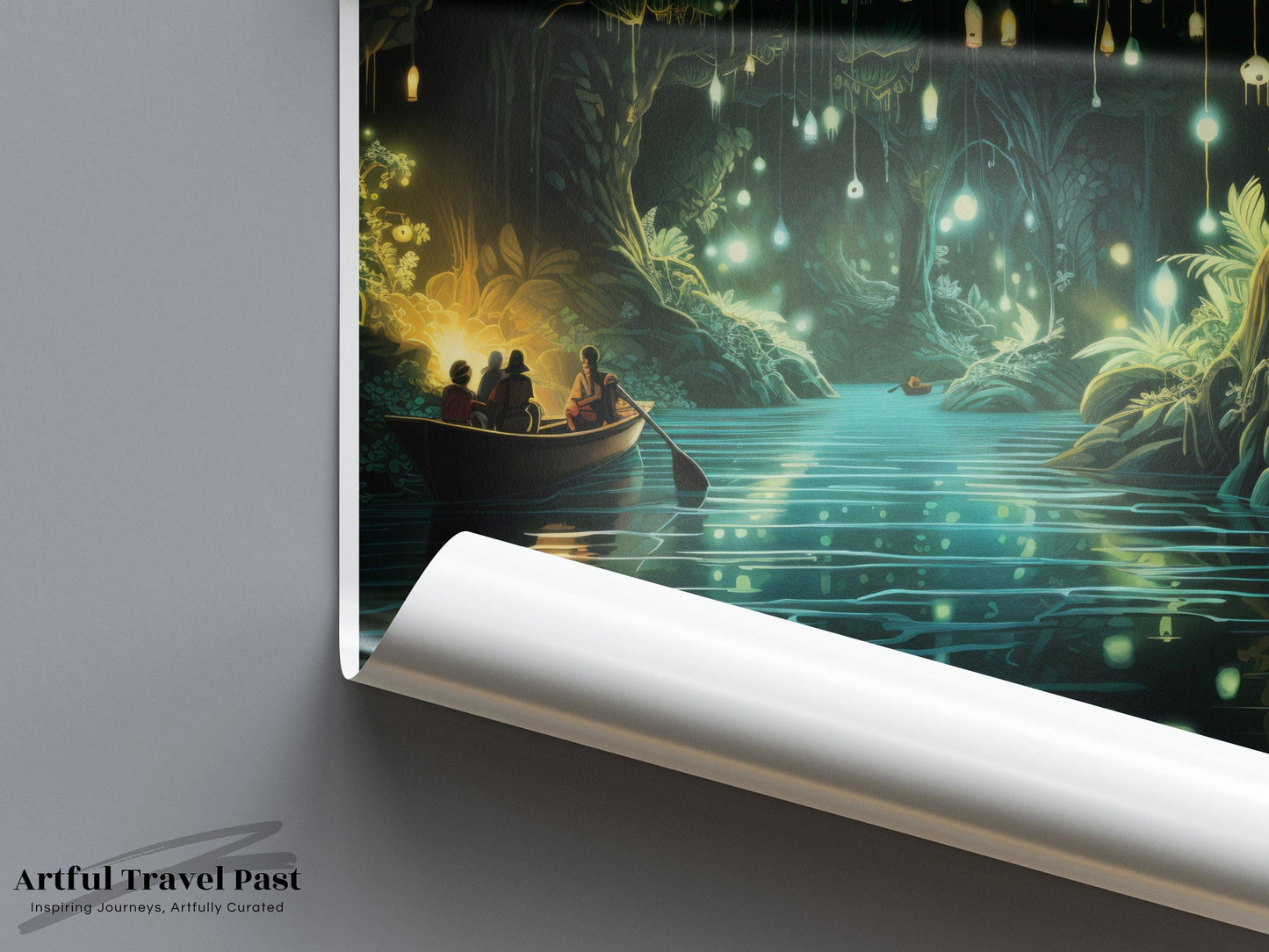 Waitomo Caves Poster - New Zealand Wall Art