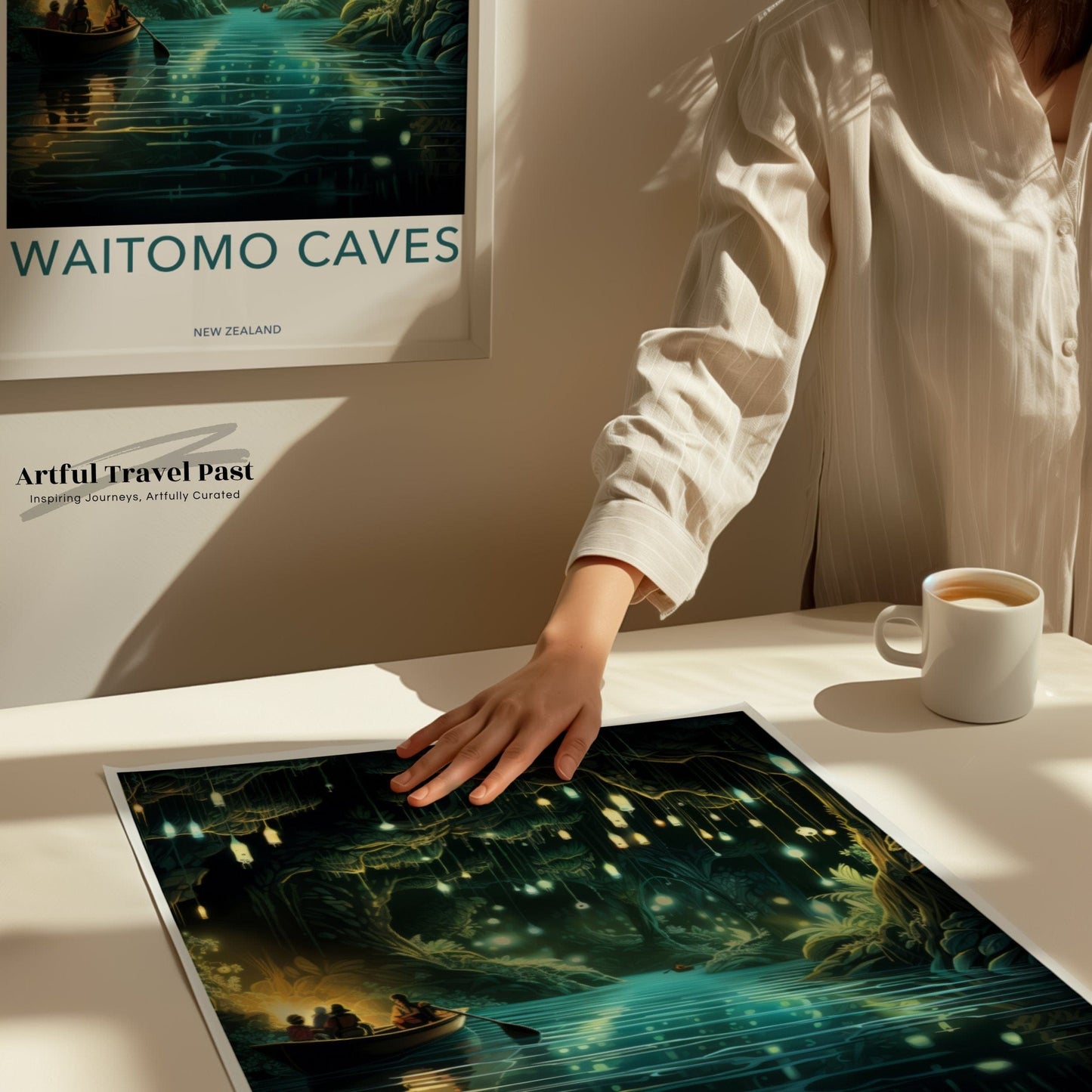 Waitomo Caves Poster - New Zealand Wall Art