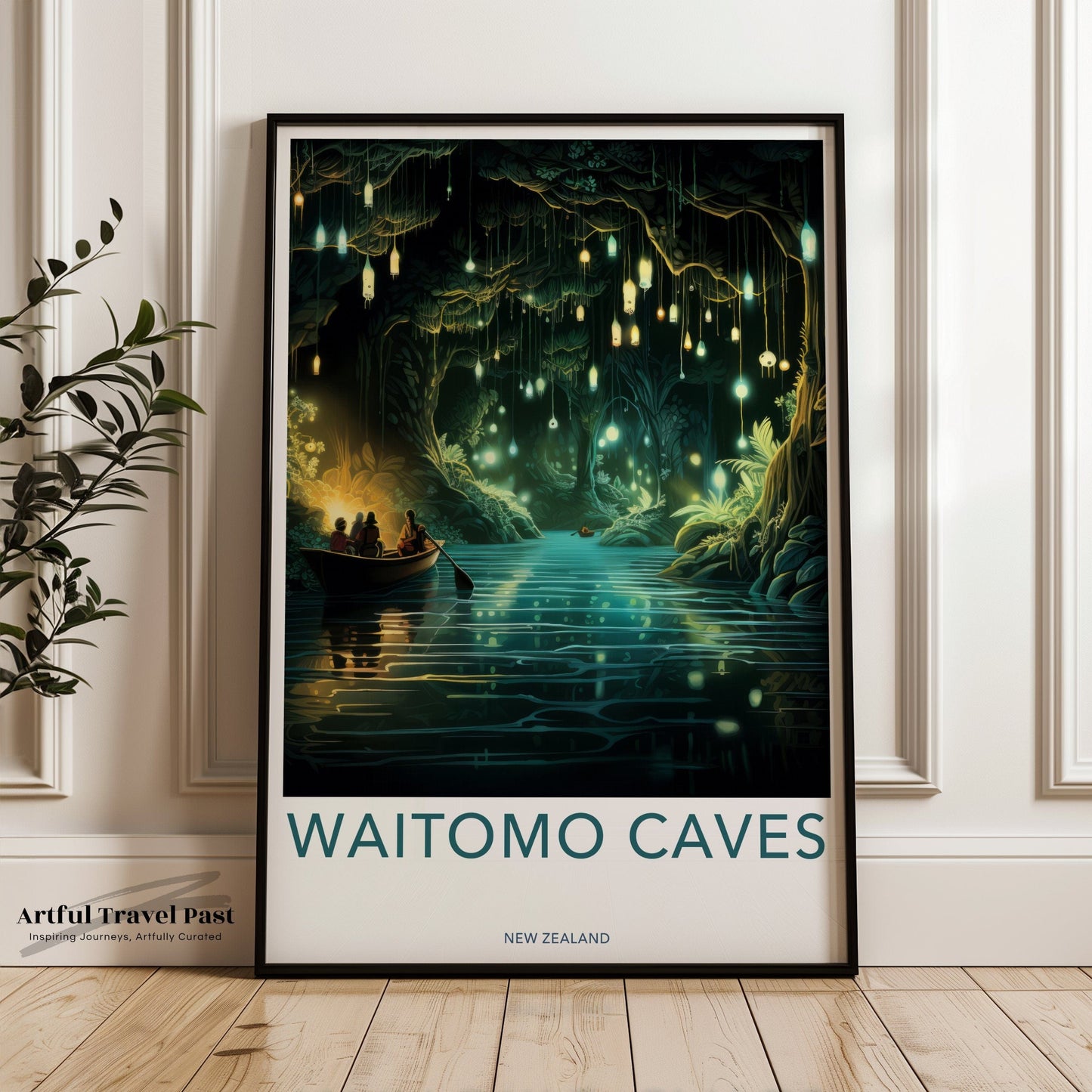 Waitomo Caves Poster - New Zealand Wall Art