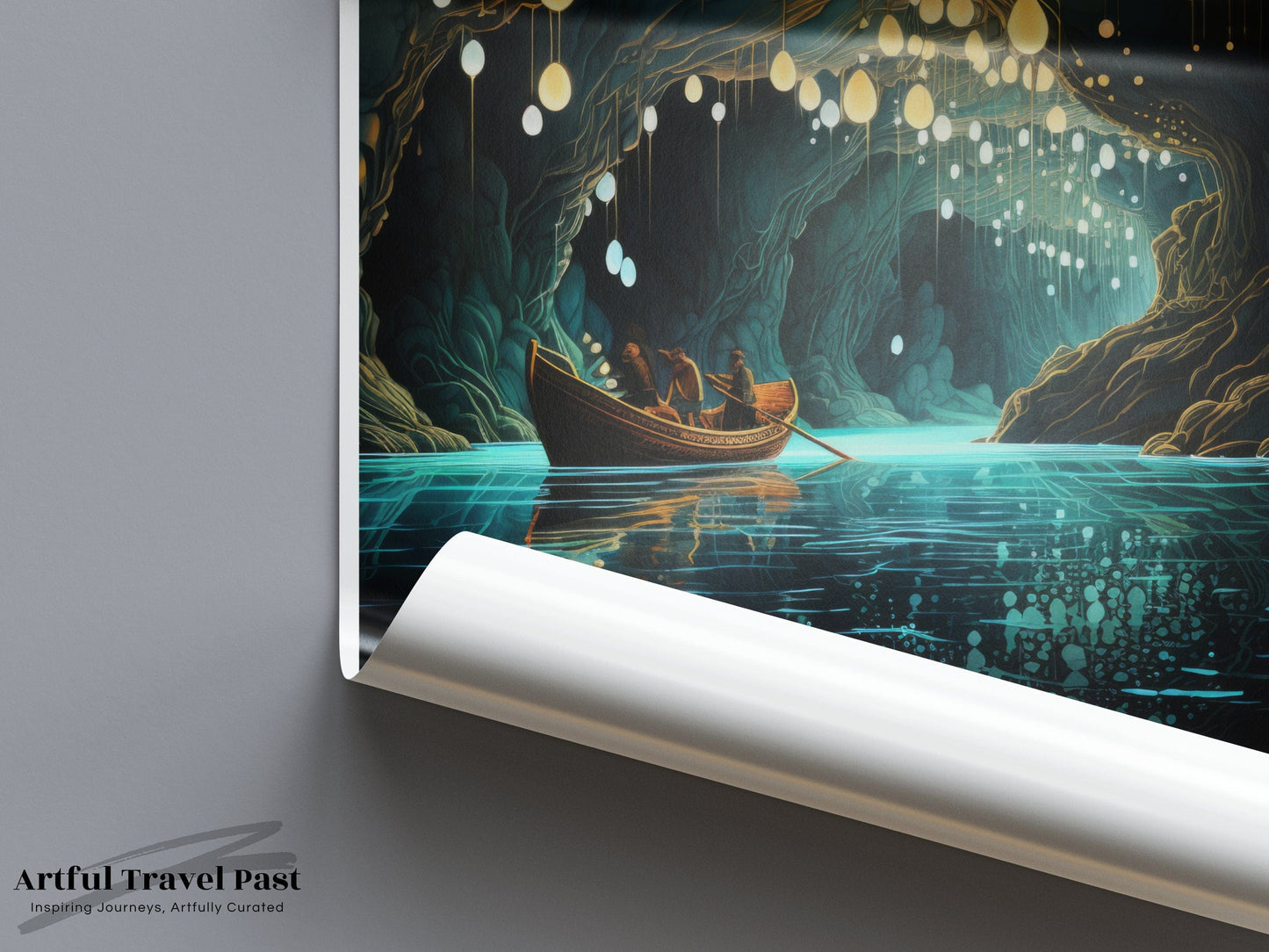 Waitomo Caves Poster - New Zealand Wall Art