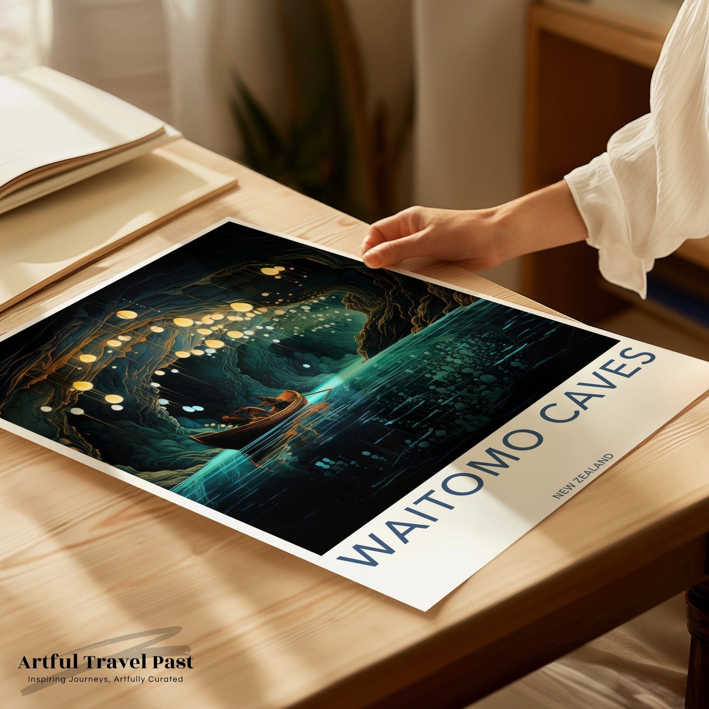 Waitomo Caves Poster - New Zealand Wall Art