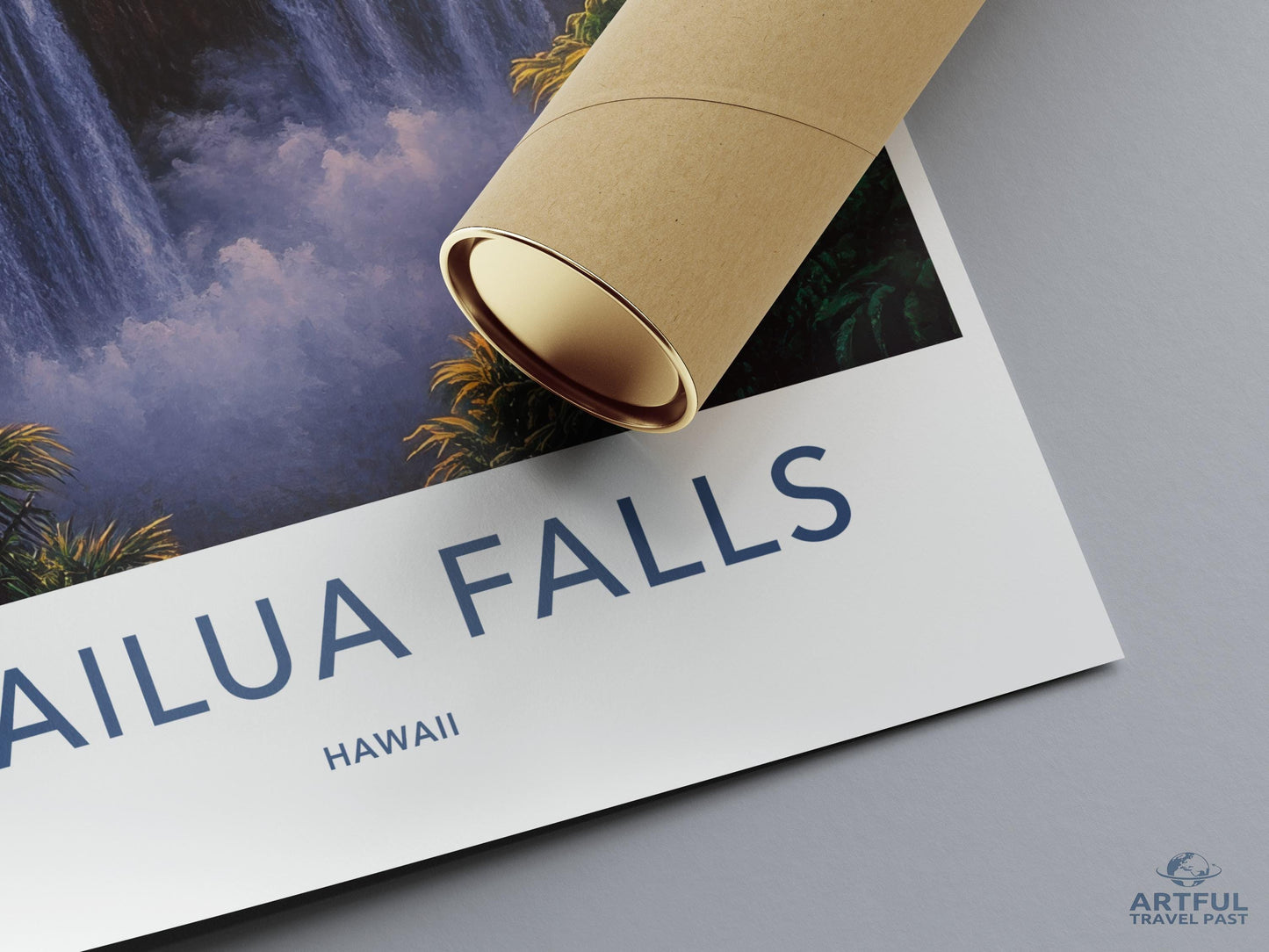 Waiula Falls Poster - Hawaii Wall Art